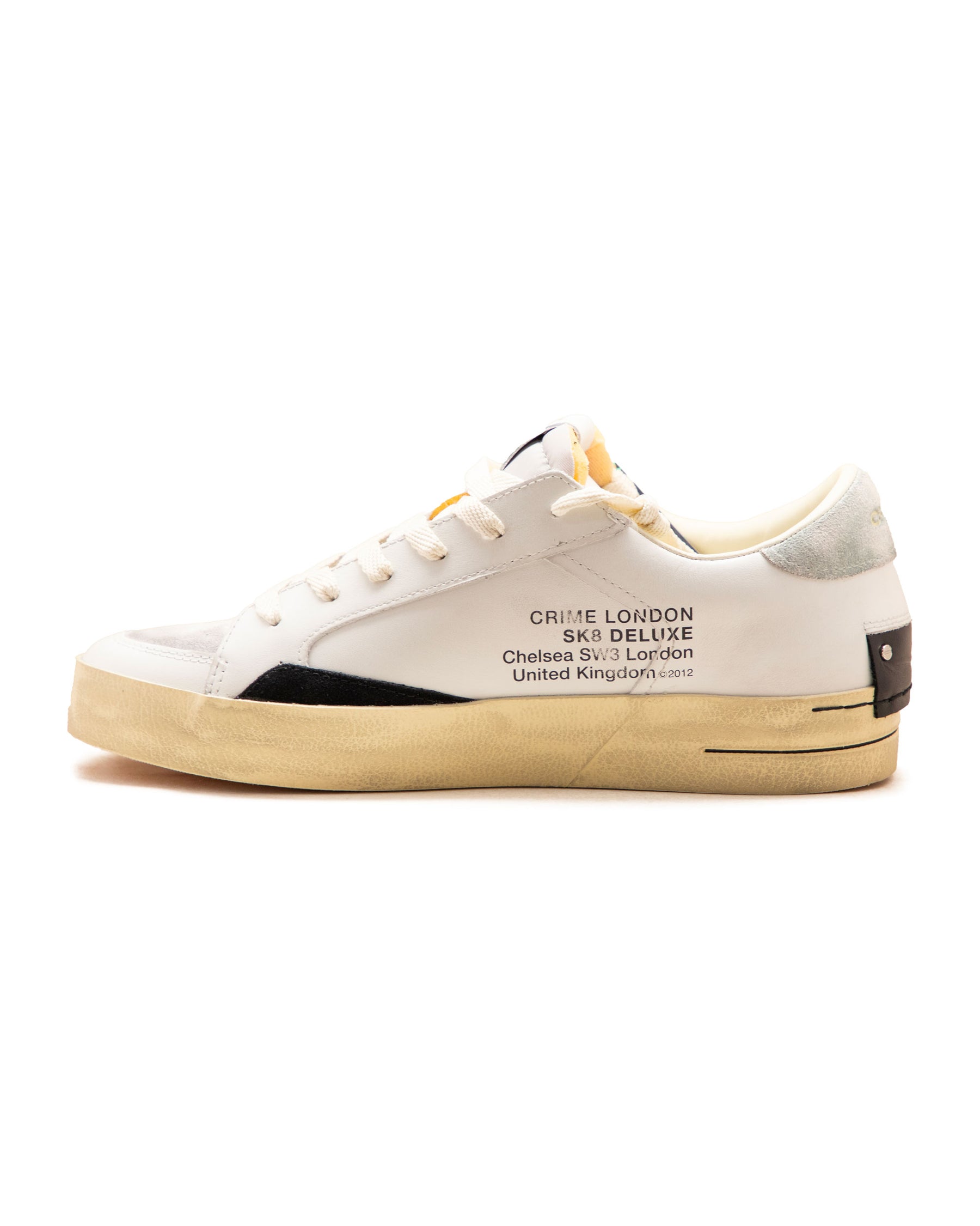 Crime London SK8 Deluxe Bianco-Grigio