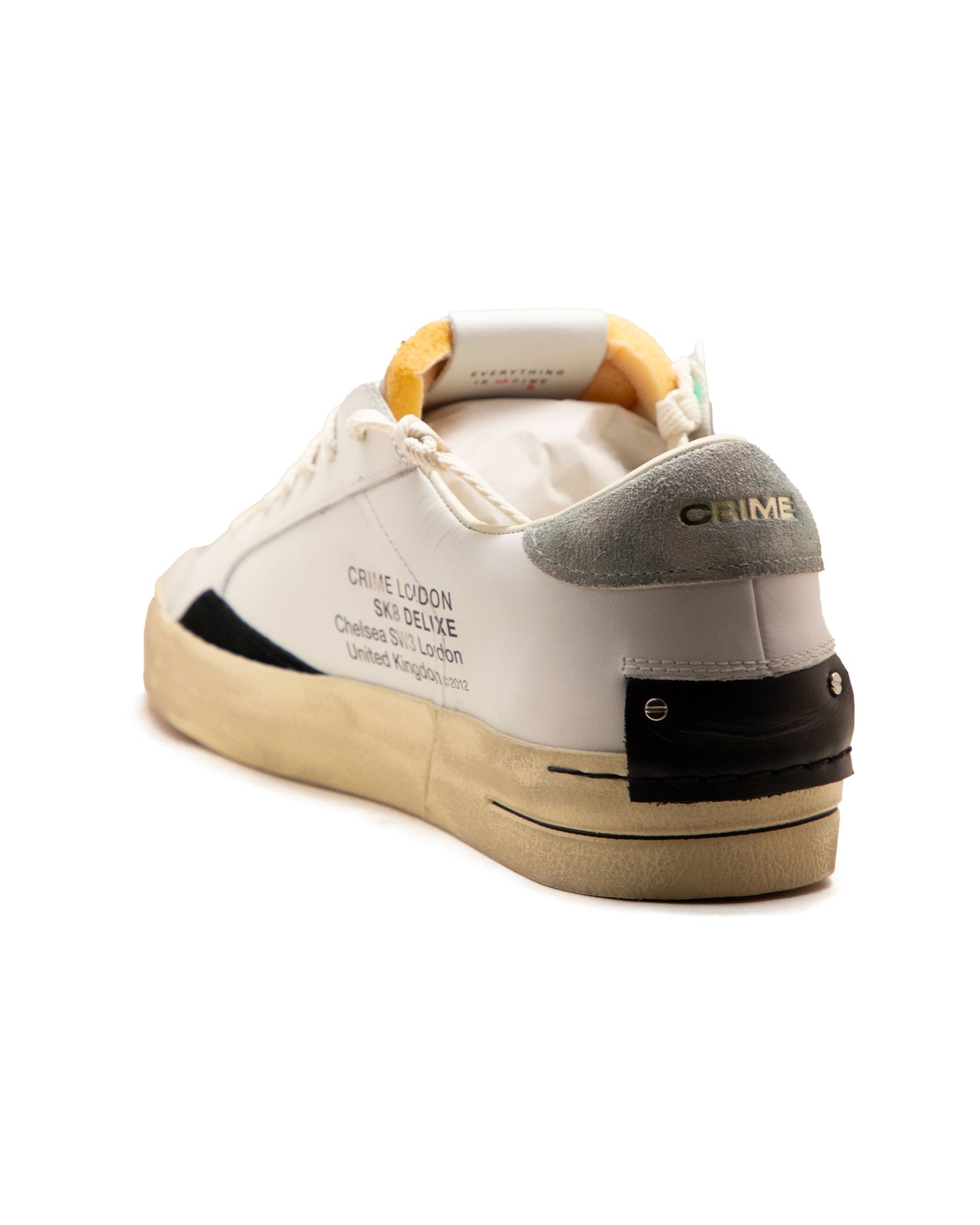 Crime London SK8 Deluxe Bianco-Grigio