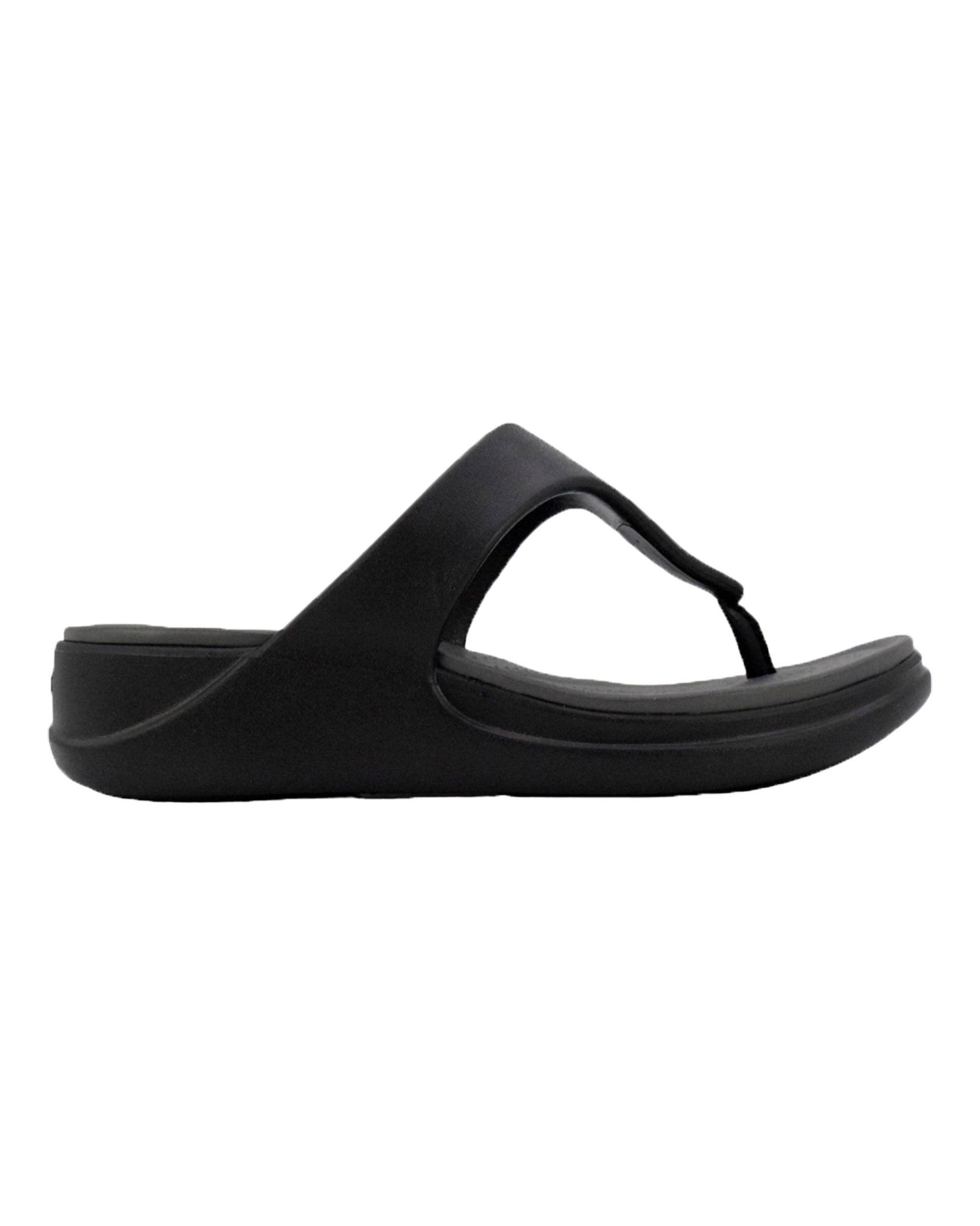 Crocs Boca Wedge Flip Black