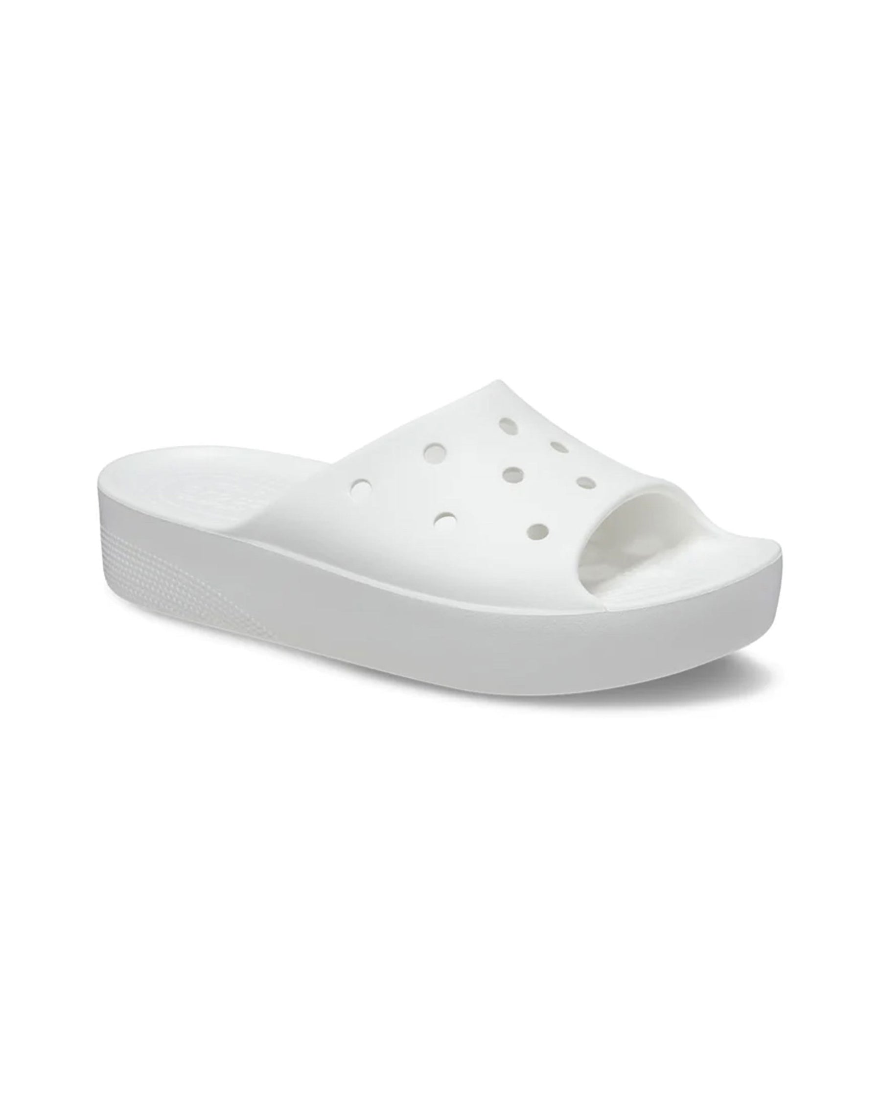 Crocs Classic Platform Slide White