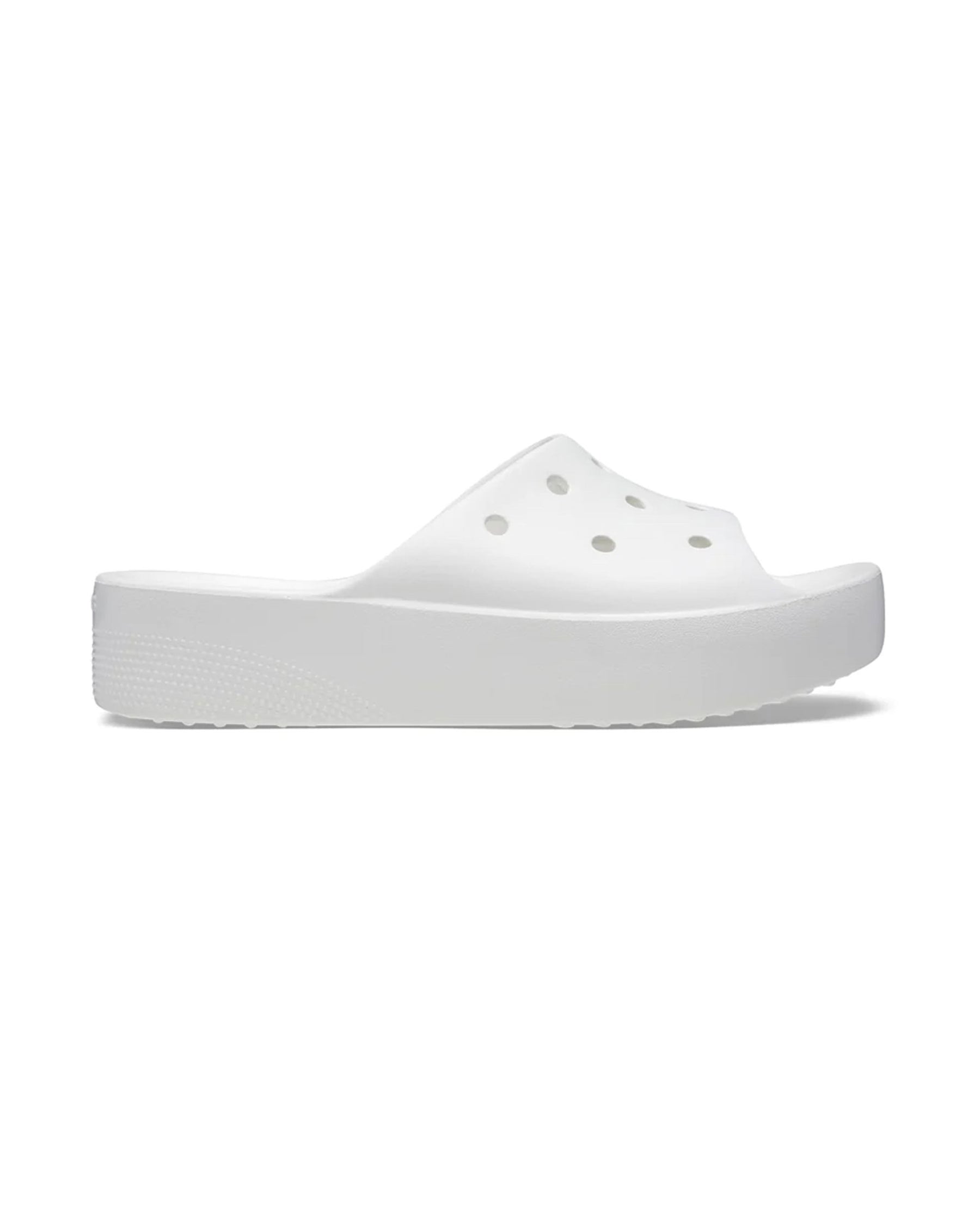 Crocs Classic Platform Slide Bianco