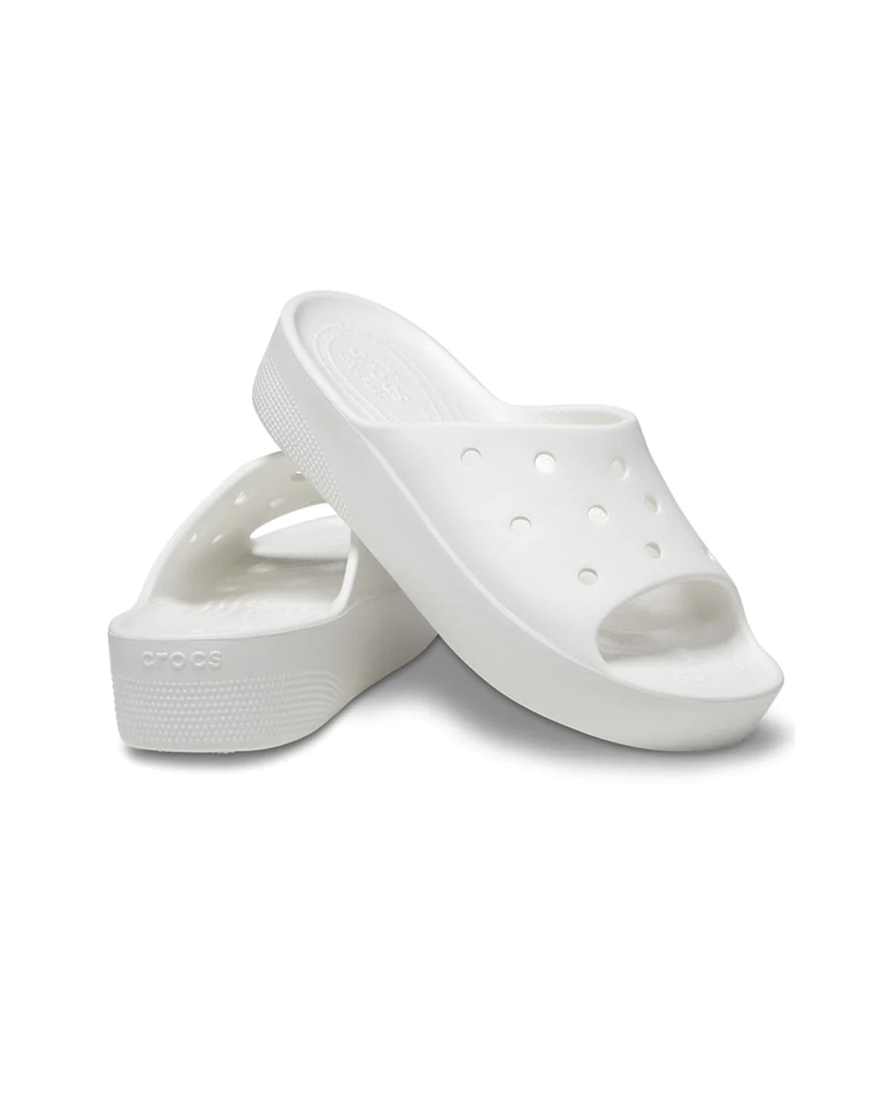 Crocs Classic Platform Slide White