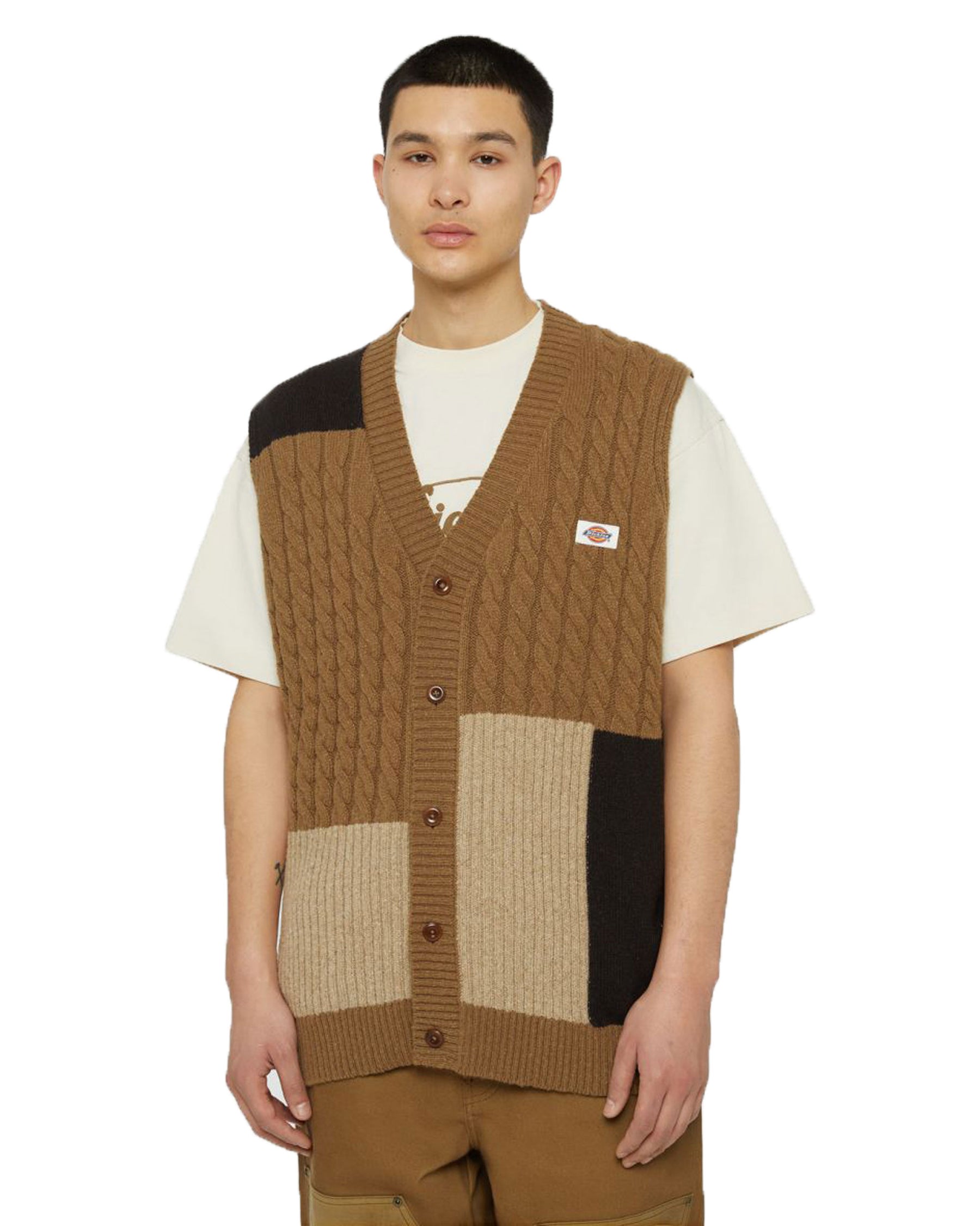 Dickies Lucas Patchwork Vest Black