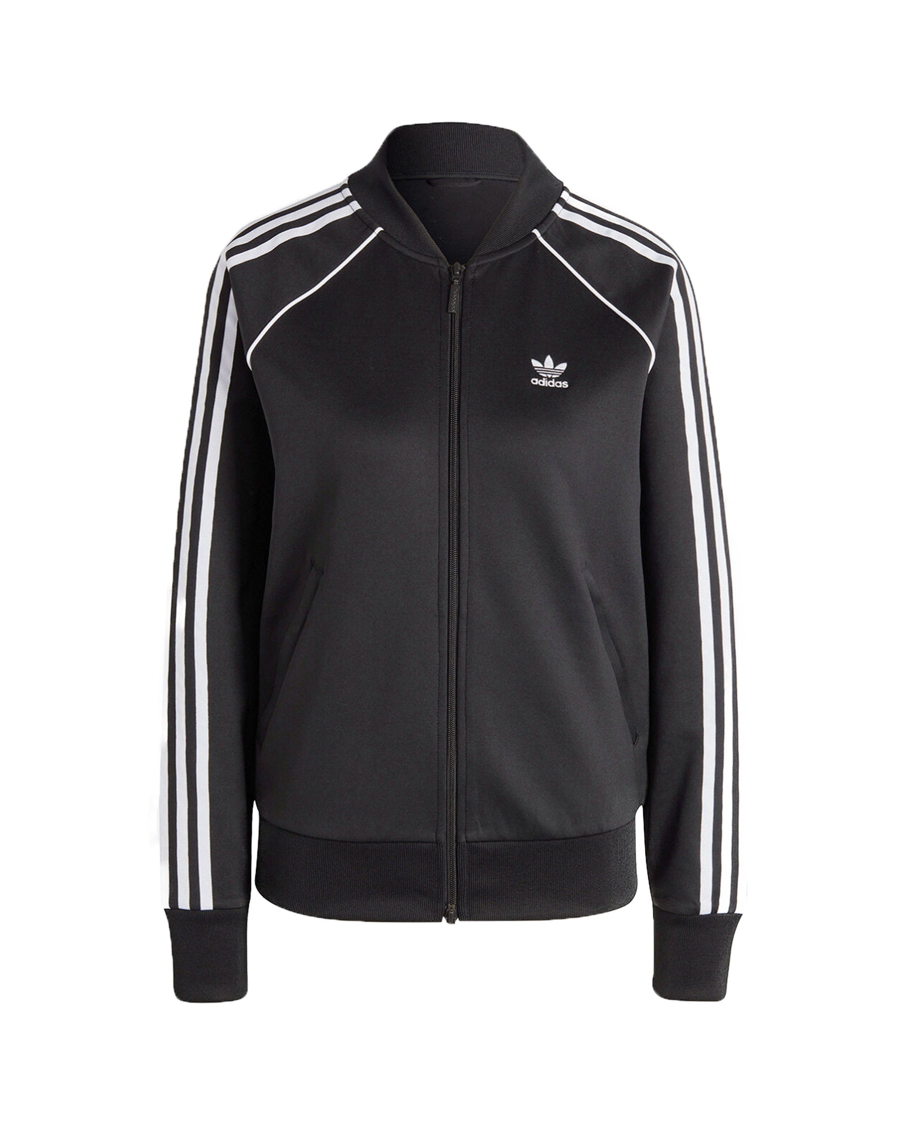 Woman Sweatshirt Adidas Superstar Track Top Black