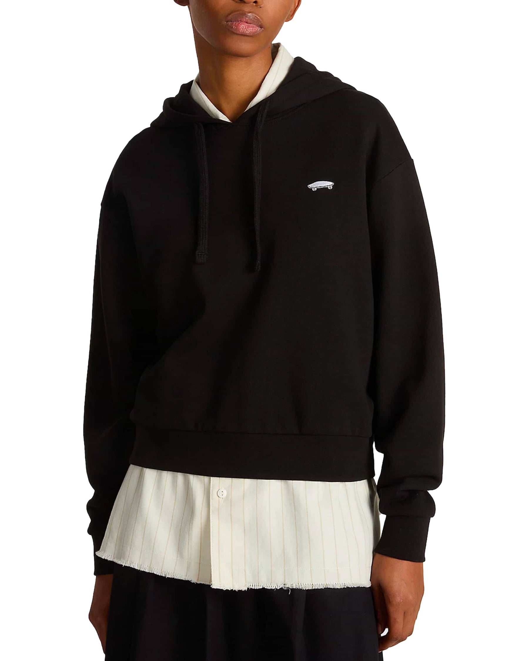 Felpa Crop Donna Vans Salton Rlx Ft Po Black