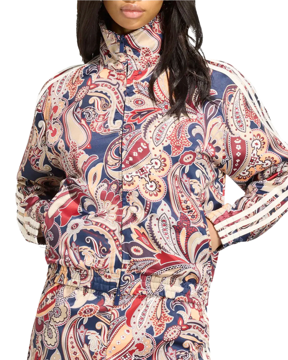 Felpa Donna Adidas x Liberty London Firebird Satin Tracktop