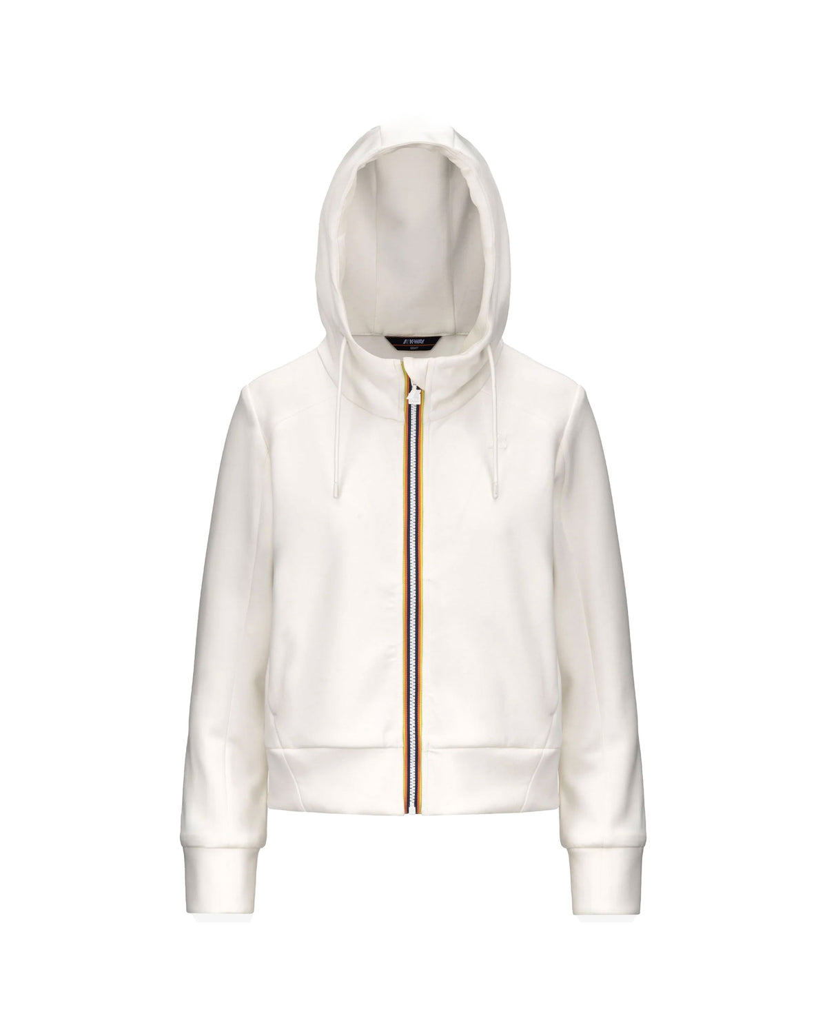 Felpa Donna K-Way Felpa Full Zip Divine Light Spacer White Gardenia