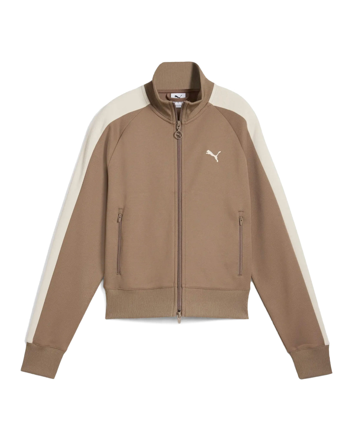 Felpa Donna Puma T7 Always On Track Jacket Totally Taupe