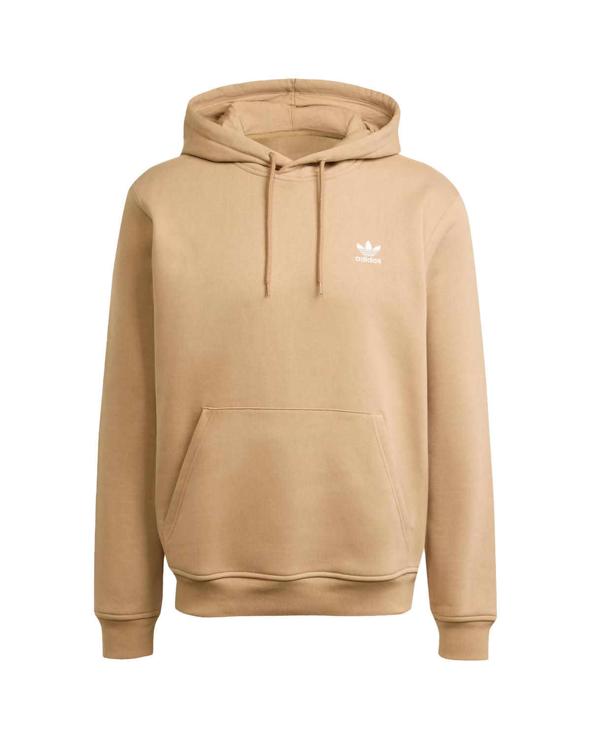 Felpa Uomo Adidas Basic Logo Marrone