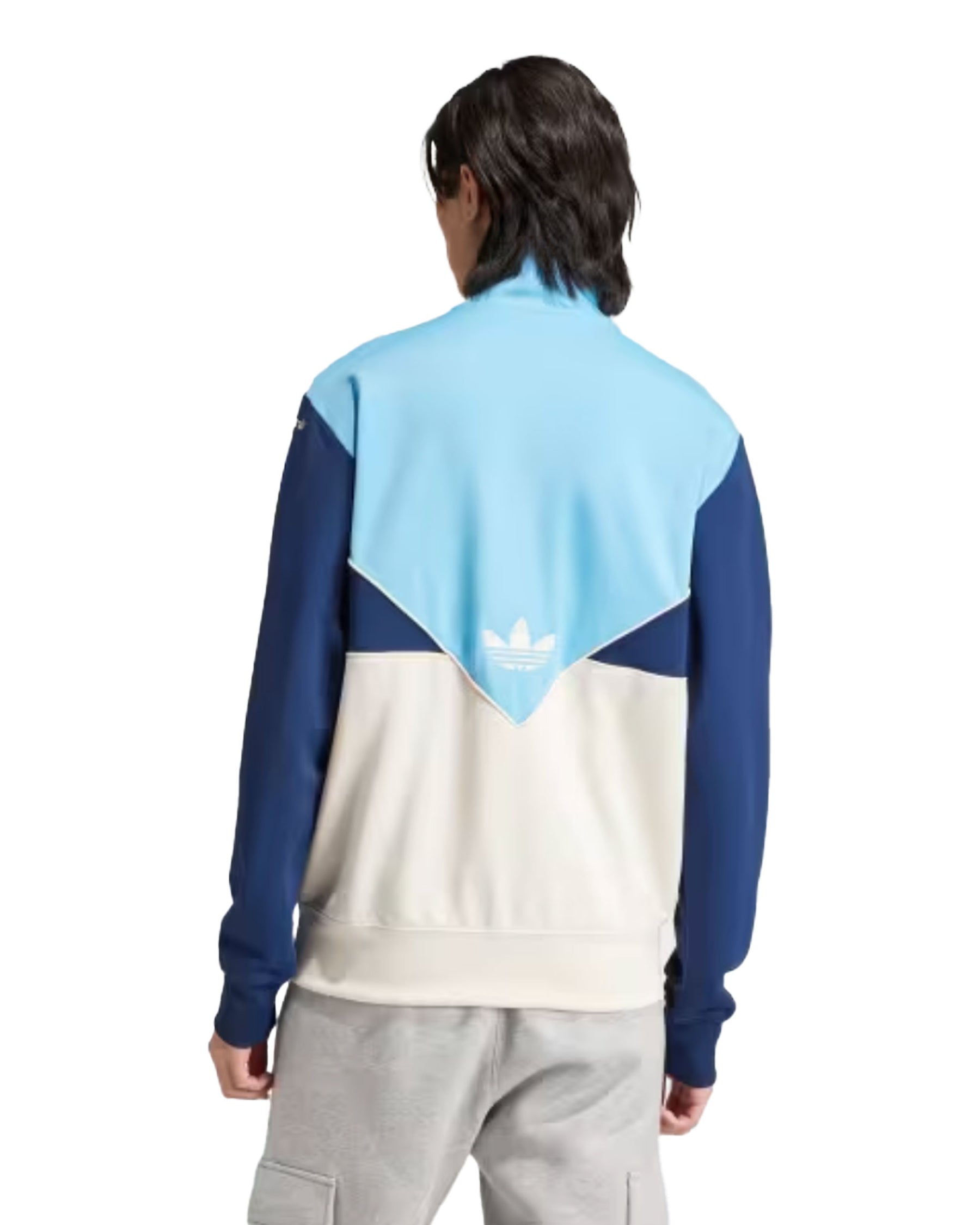Adidas C Poly Track Top Clear Blue