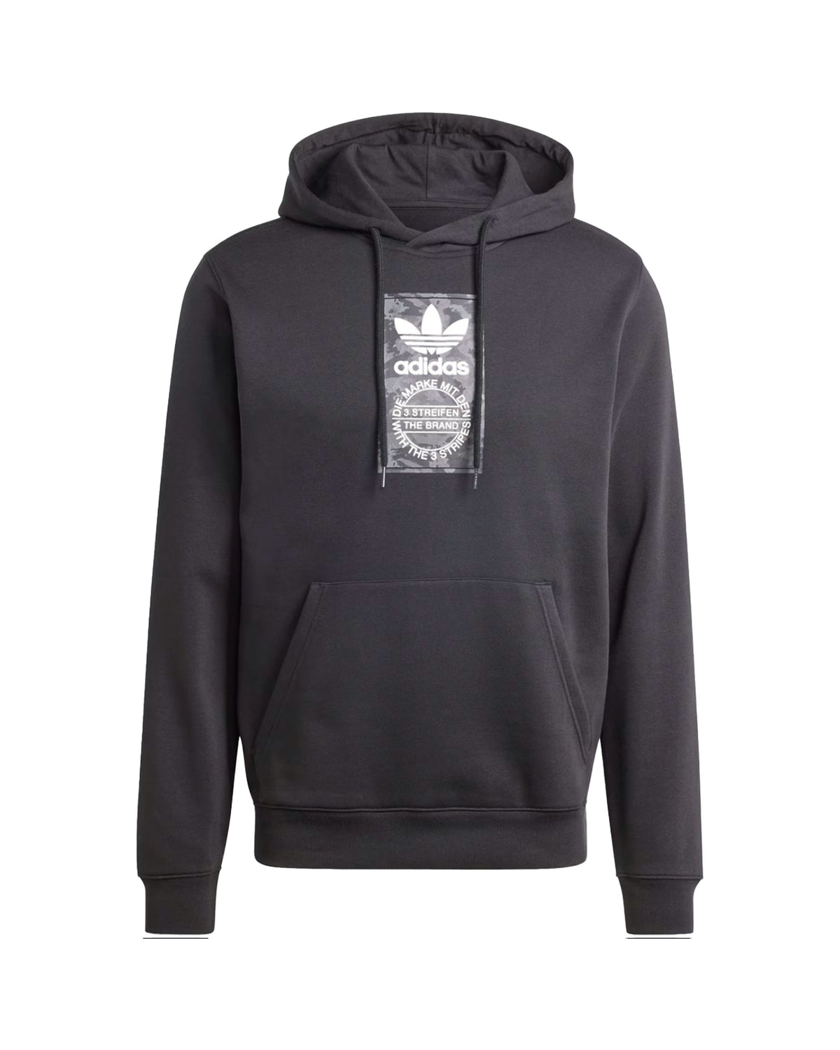 Felpa Uomo Adidas Camo Hooded Lab Black