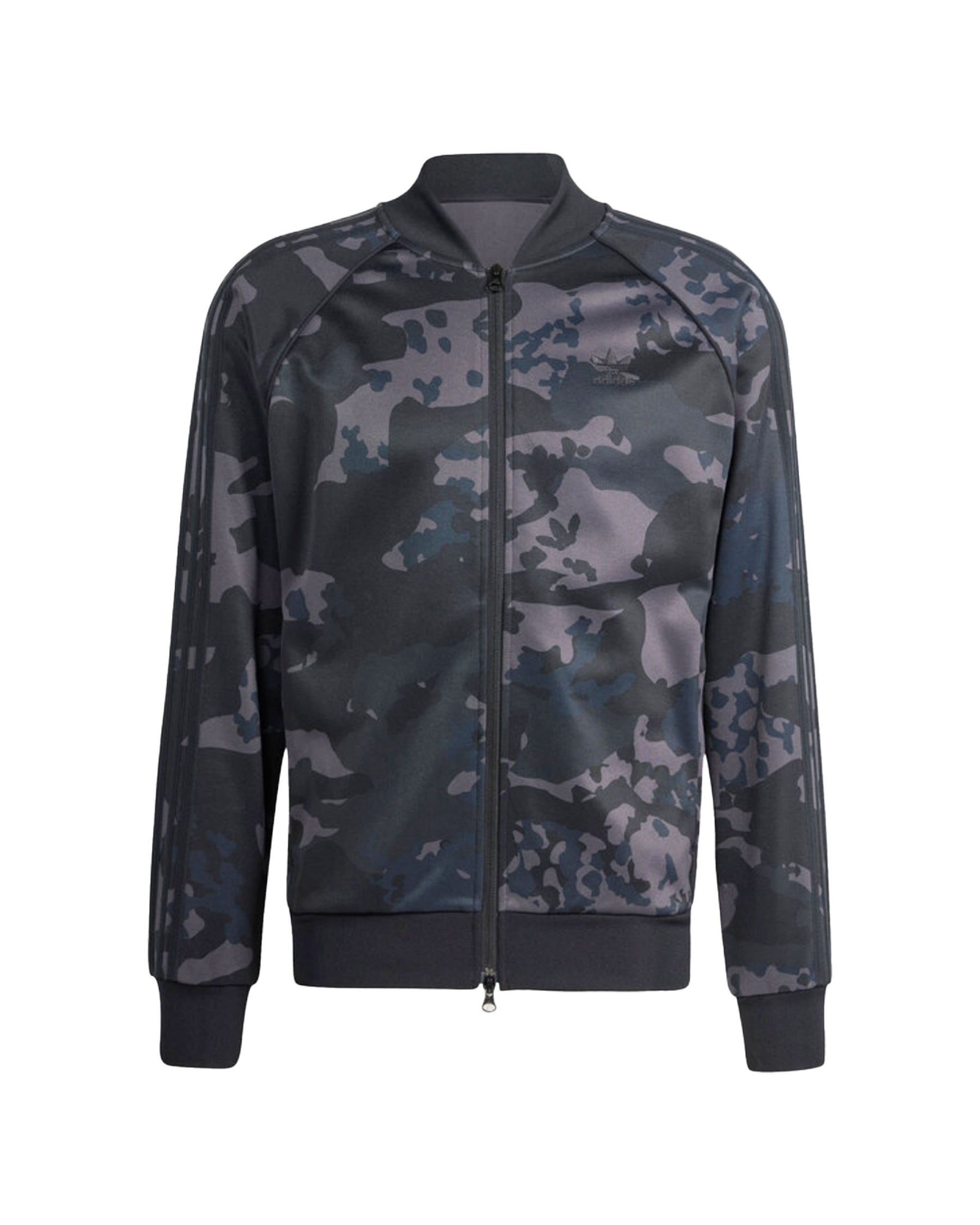 Man Sweatshirt Adidas Camo Superstar Tracktop Black