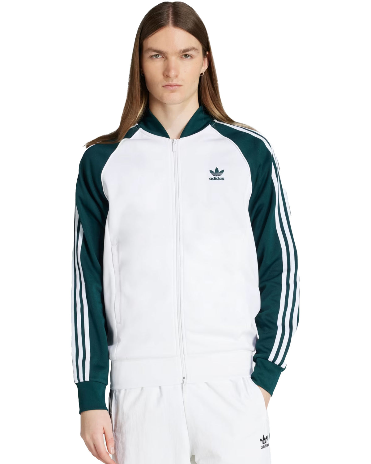 Felpa Uomo Adidas Super Ster Bianca