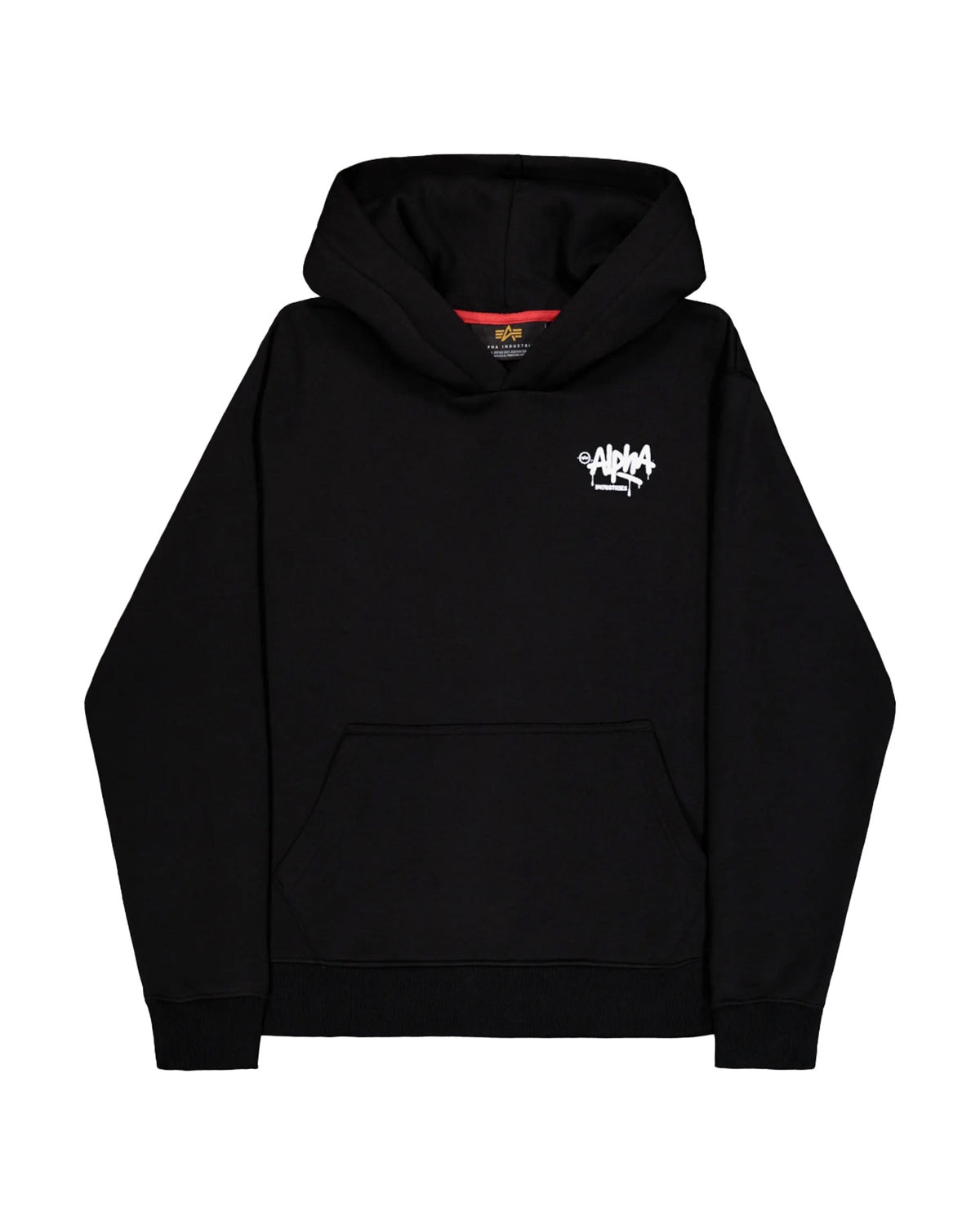 Felpa Uomo Alpha Industries Alpha Signature Hoodie Nero