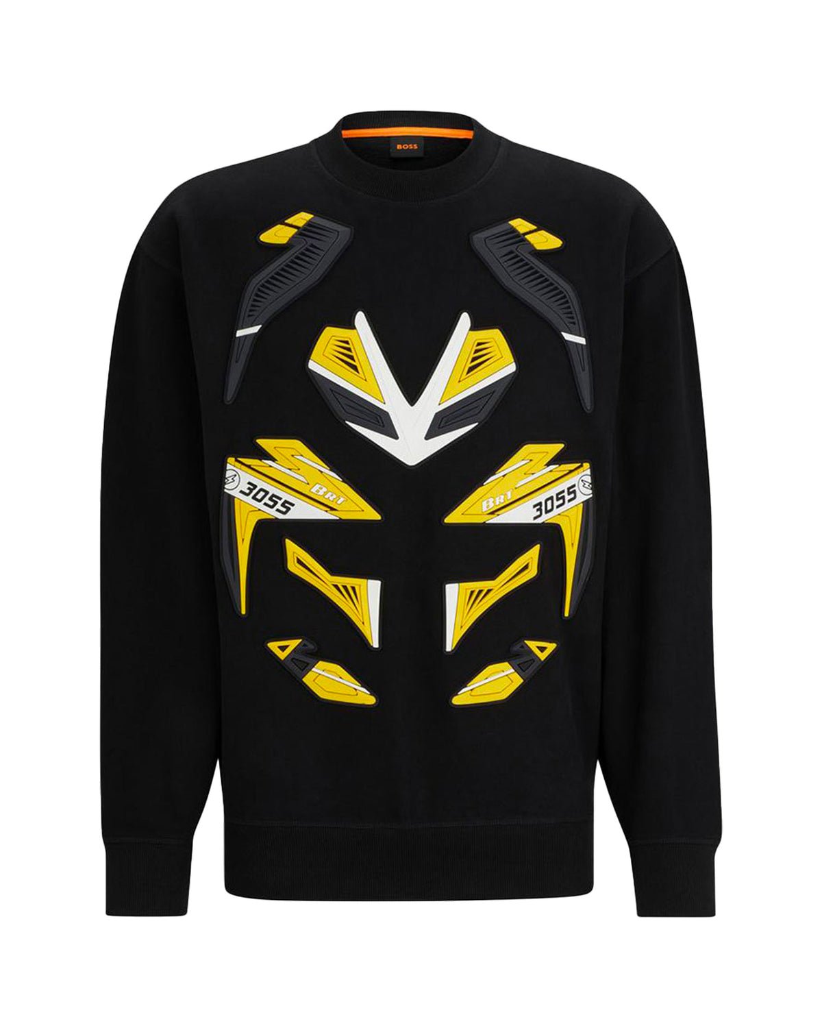 Felpa Uomo Boss We Bike Gear Nero