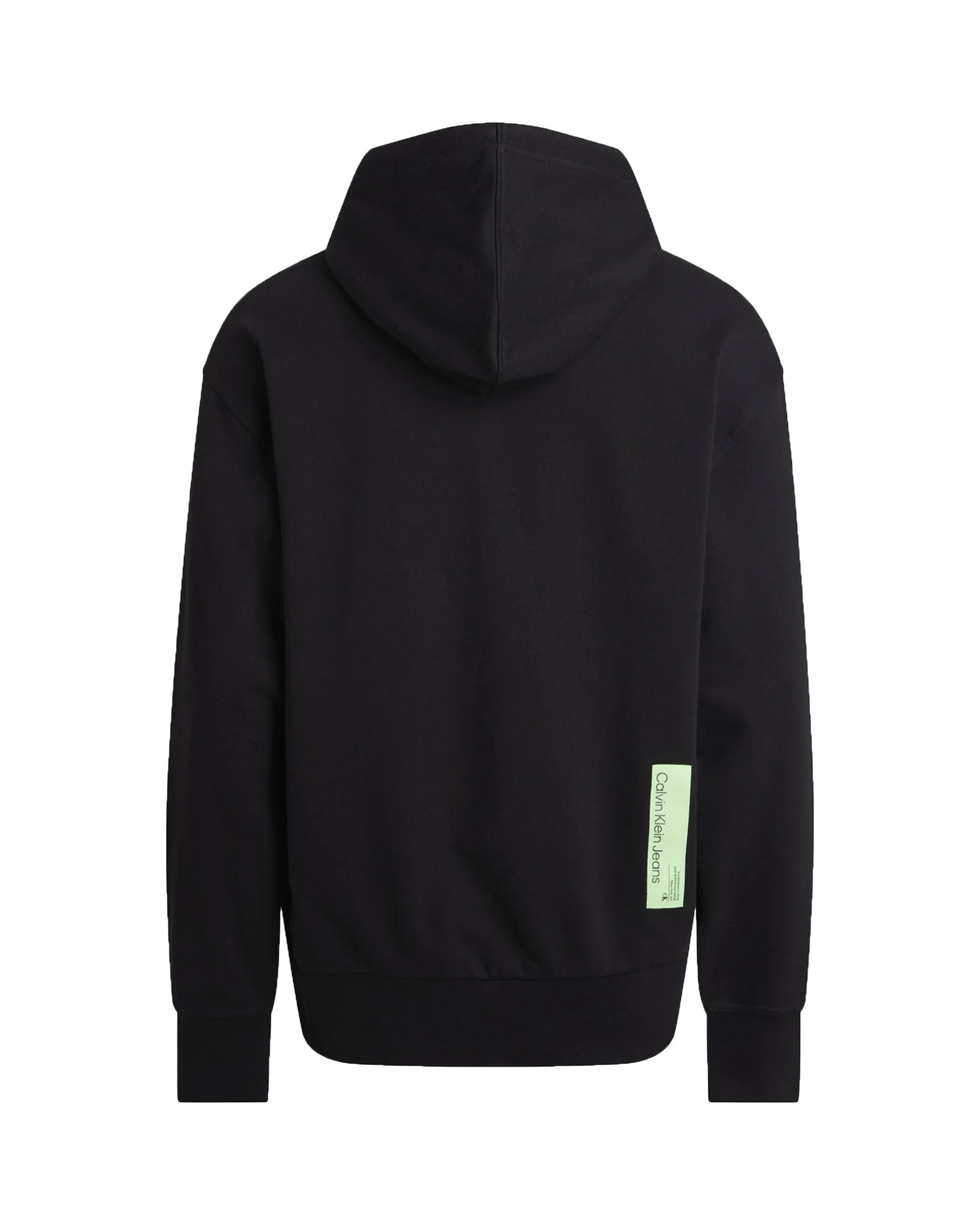 Felpa Uomo Calvin Klein Hyper Real Photoprint Hoodie Nero