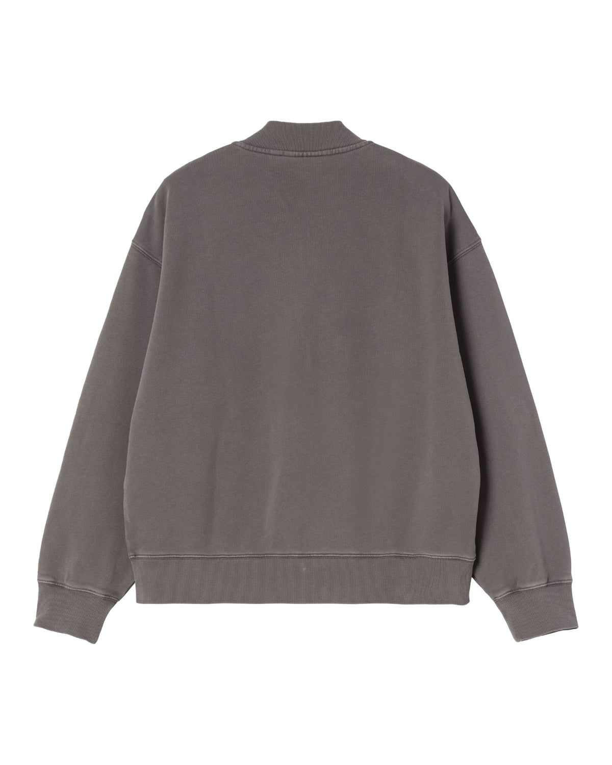 Felpa Uomo Carhartt Wip Longhand Bomber Nero Stone Wash