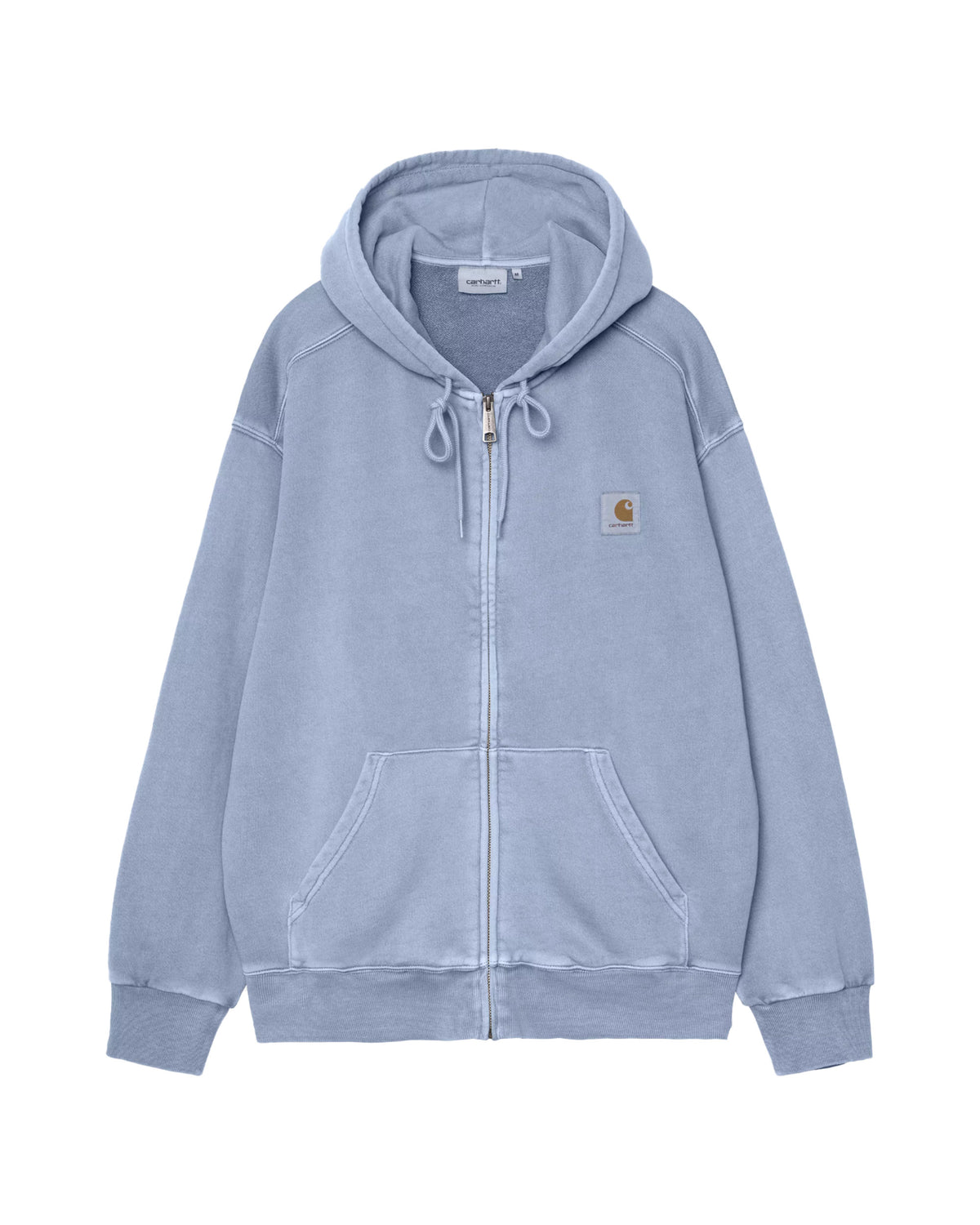 Felpa Uomo Nelson Jacket Gentle Blue Garment Dyed