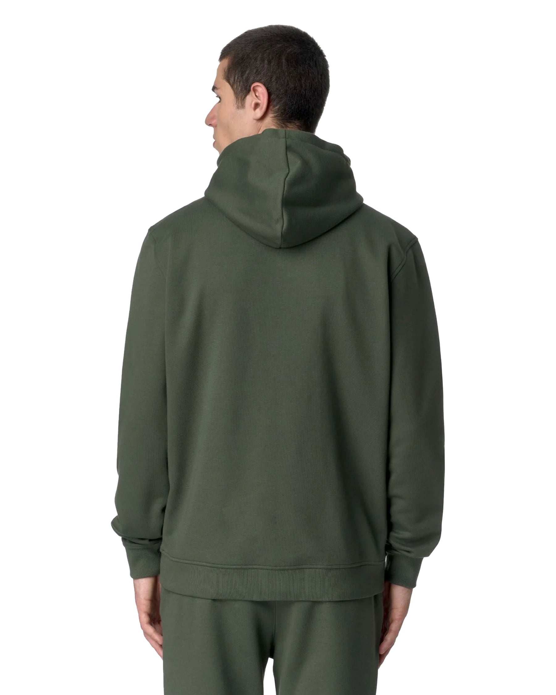 Man Hoodie K-Way Felpa Le Vrai Arroux Hv Poly Co Green