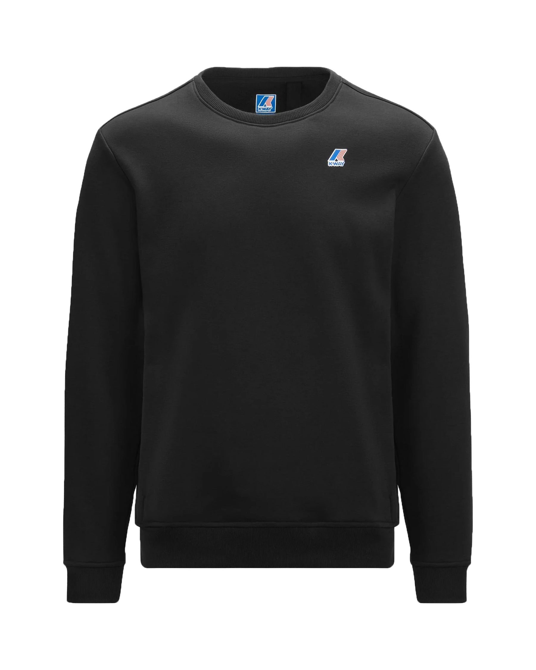 Man Sweatshirt K-Way Le Vrai Auguste Hv Poly Co Black