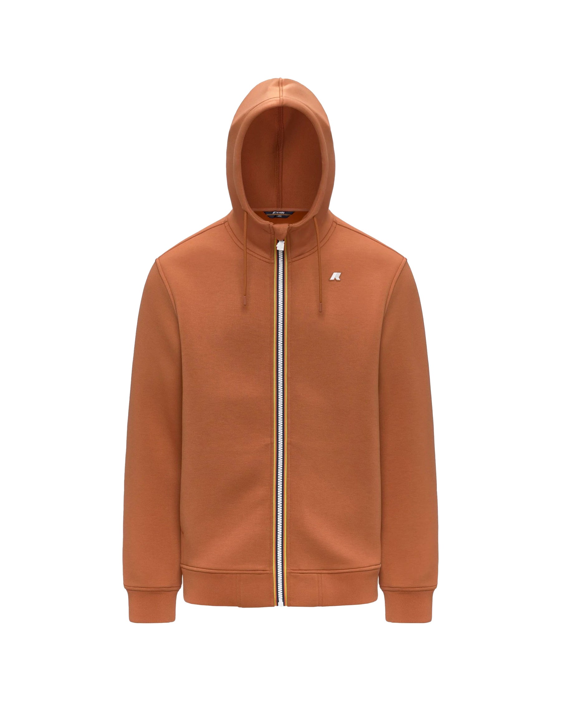 Man's Hoodie K-Way Rainer Spacer Orange