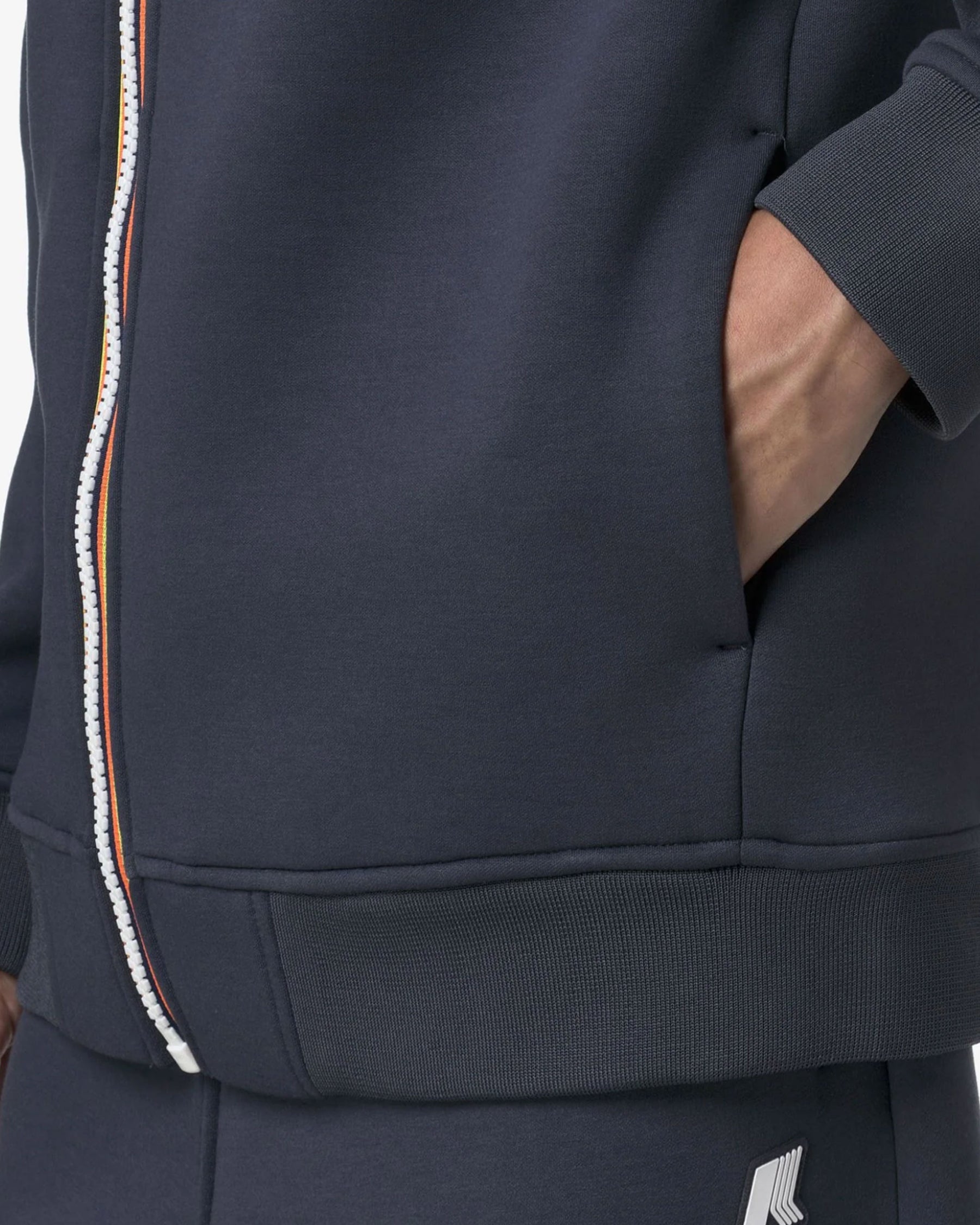 Man's Hoodie K-Way Rainer Spacer Light Blue