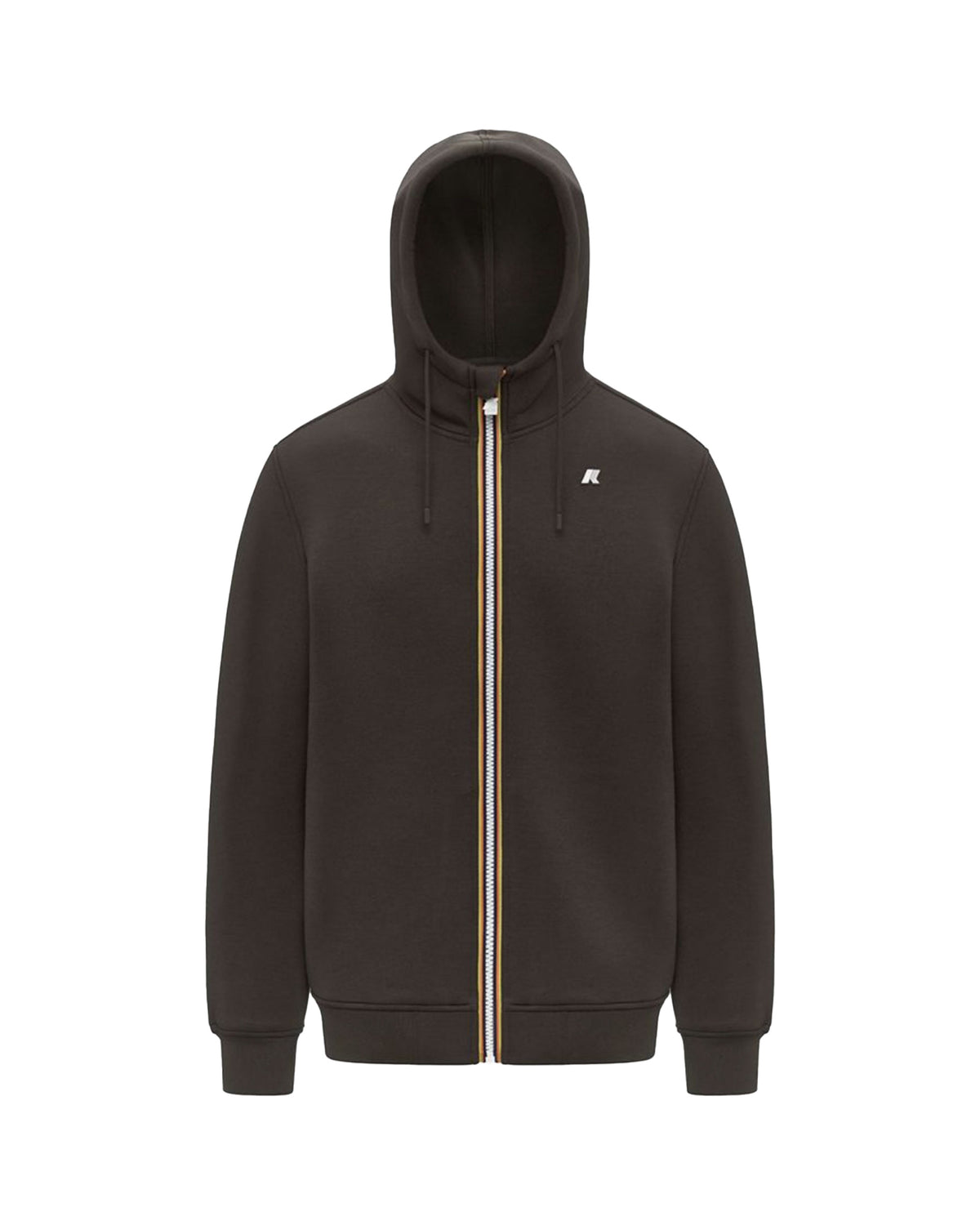 Felpa Uomo K-Way Rainer Spacer Marrone