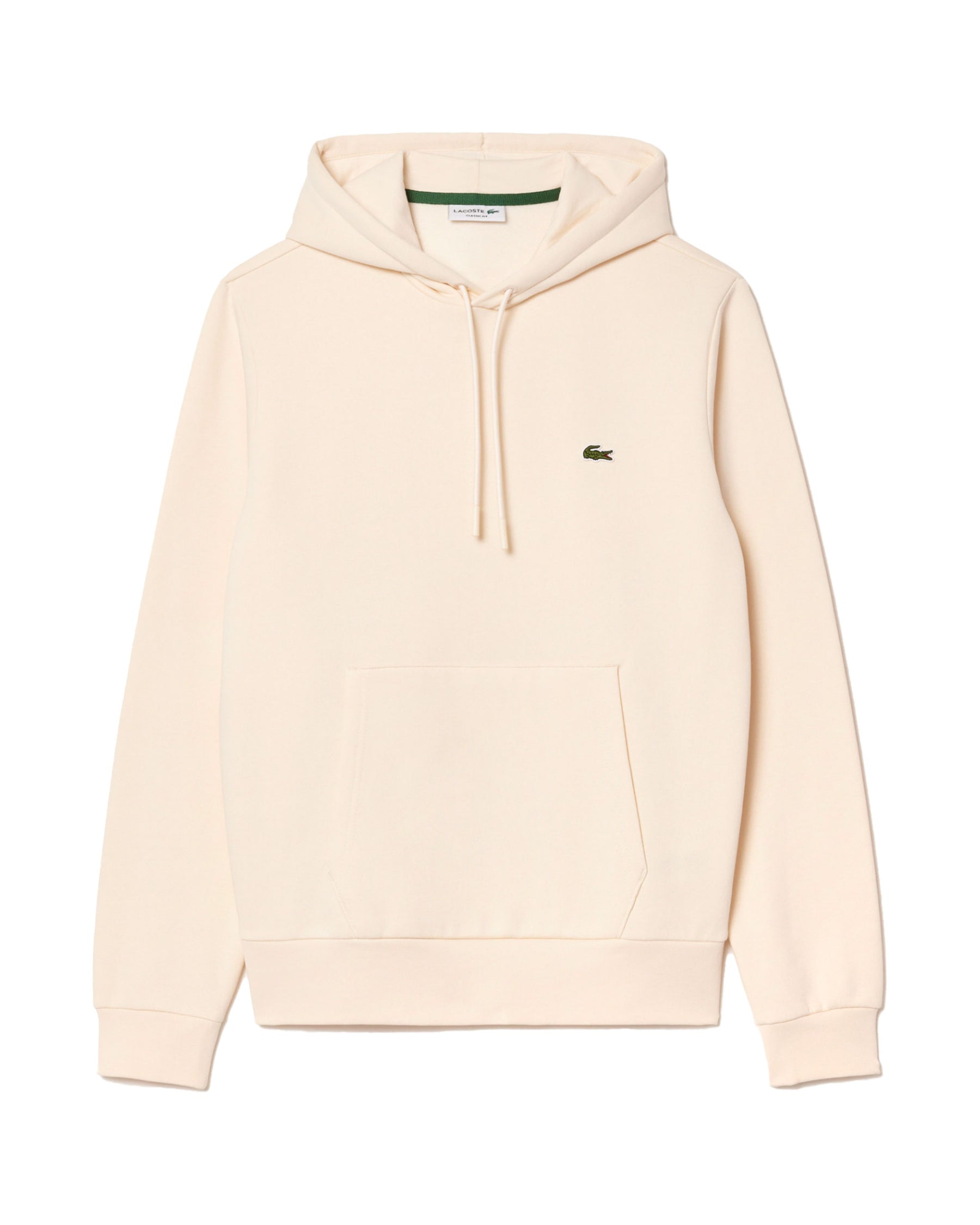 Man Hoodie Lacoste Basic Logo Beige