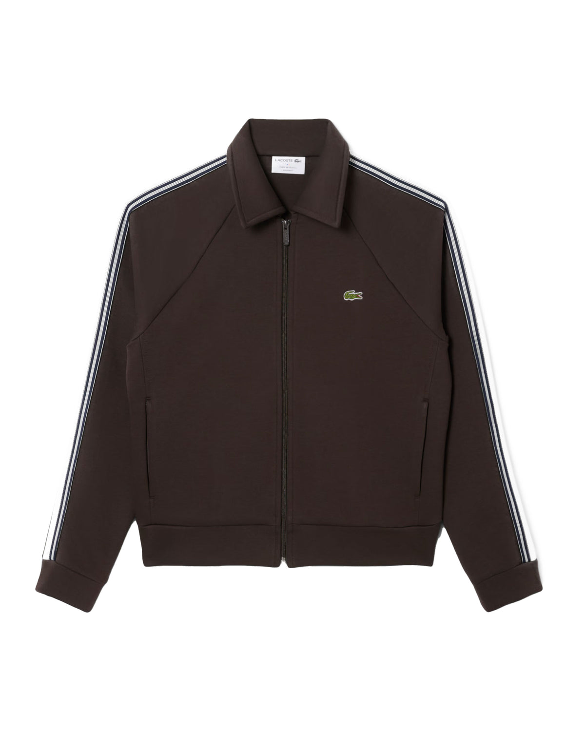 Man Sweatshirts Lacoste Made in France Brown