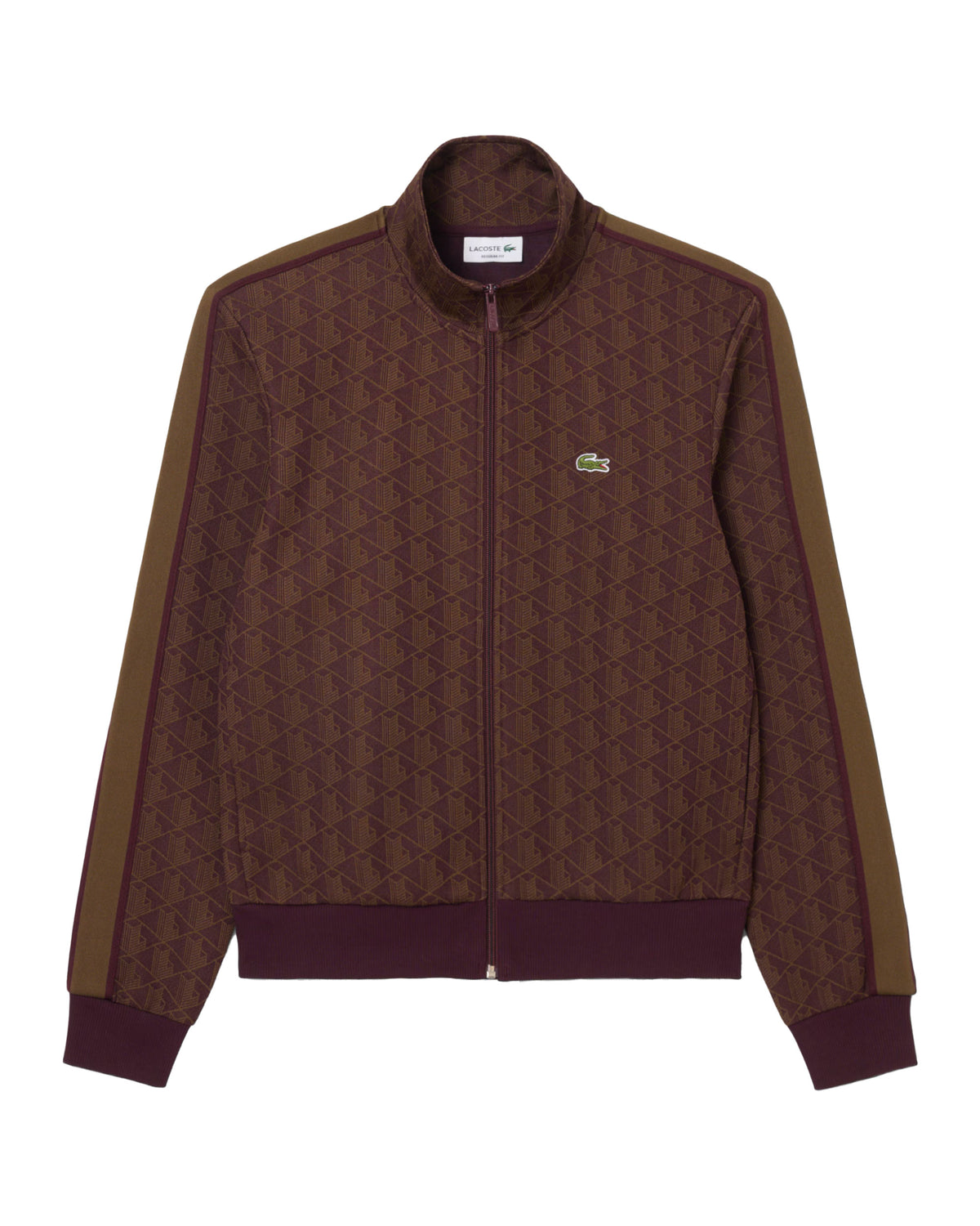 Men's Lacoste Monogram Brown Sweatshirt
