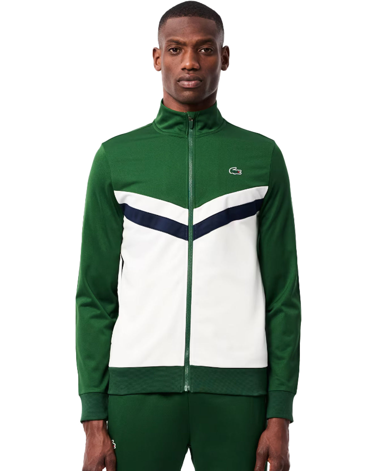 Felpa Uomo Lacoste Tennis Acetata Verde