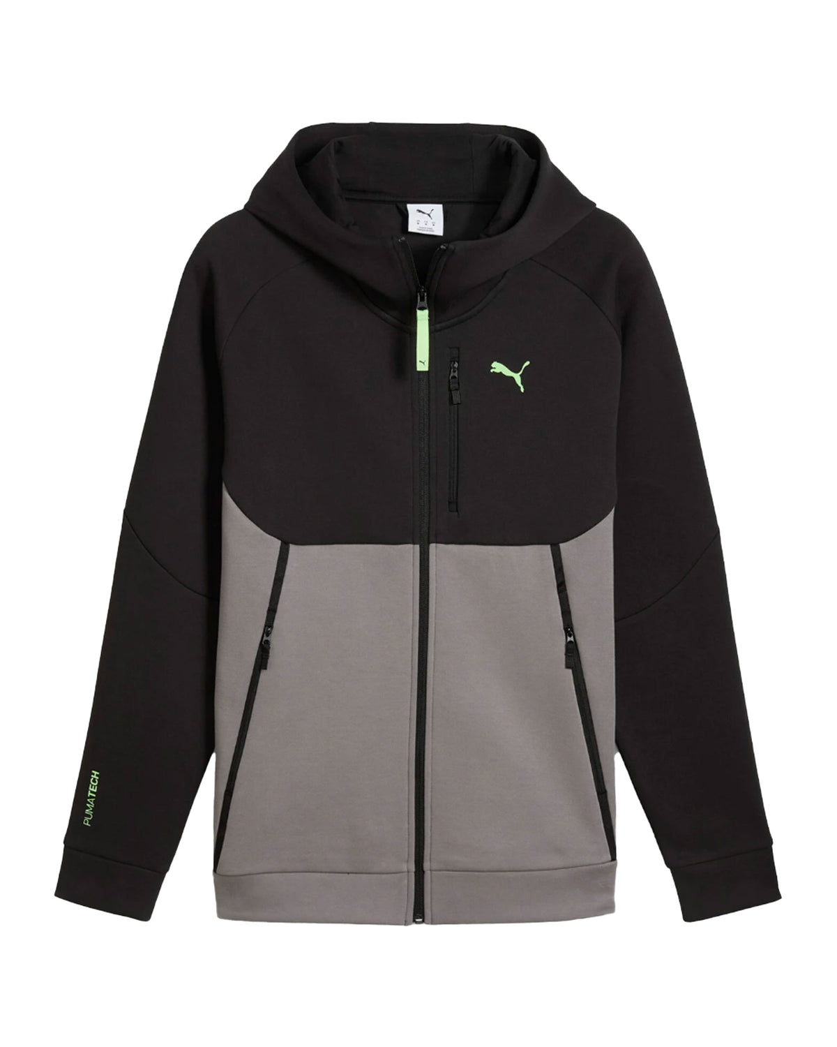 Man's Puma Pumatech Full-Zip Hoodie Cast Iron