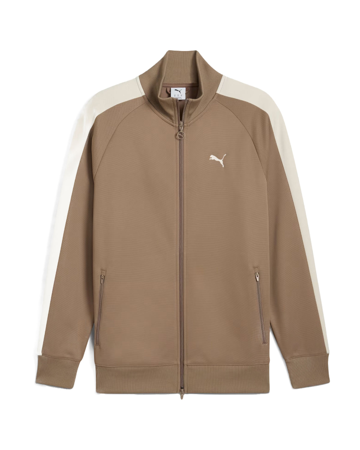 Felpa Uomo Puma T7 Always On Track Jacket Totally Taupe