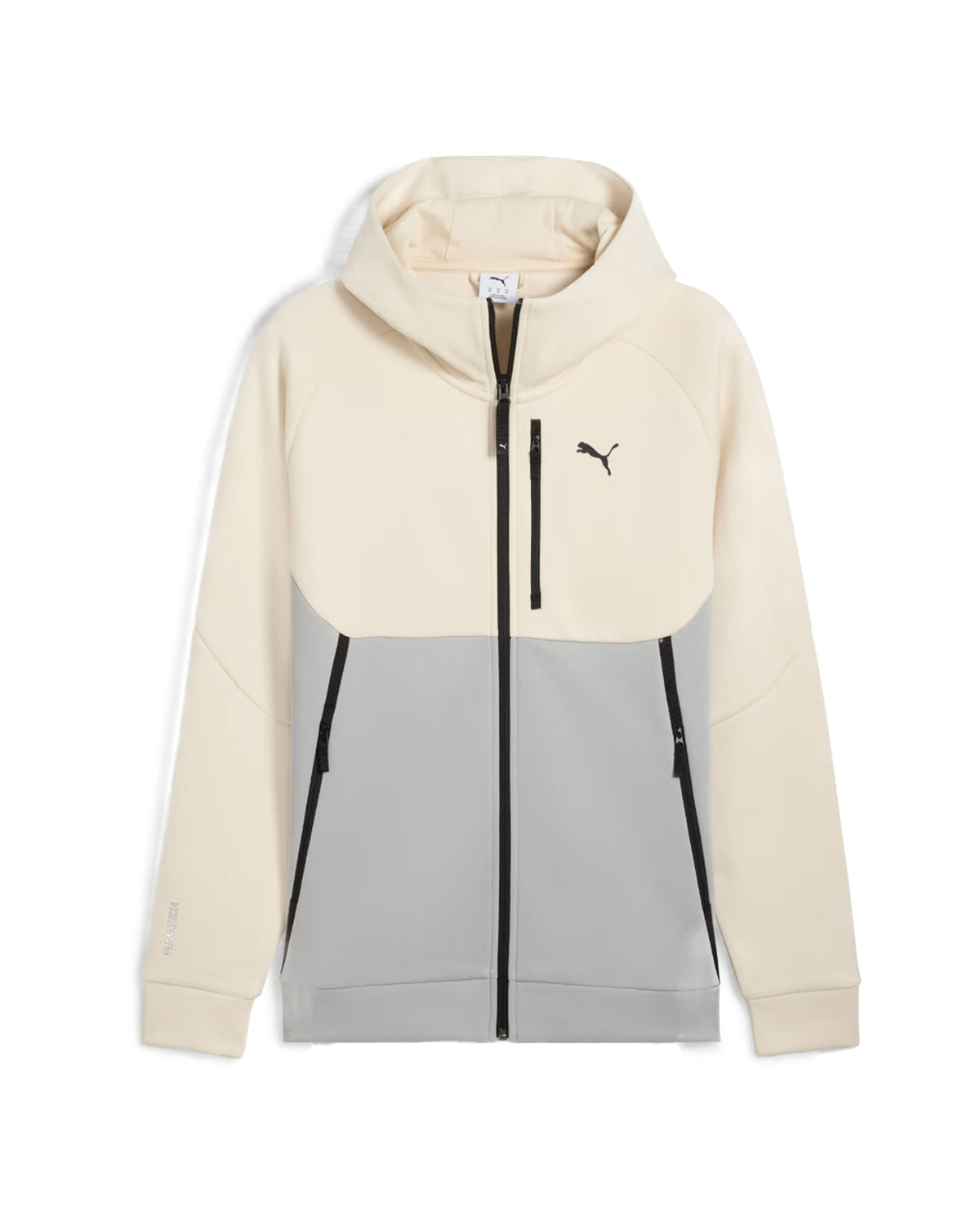 Man's Pumatech Full-Zip Hoodie Alpine Snow-Gray Echo