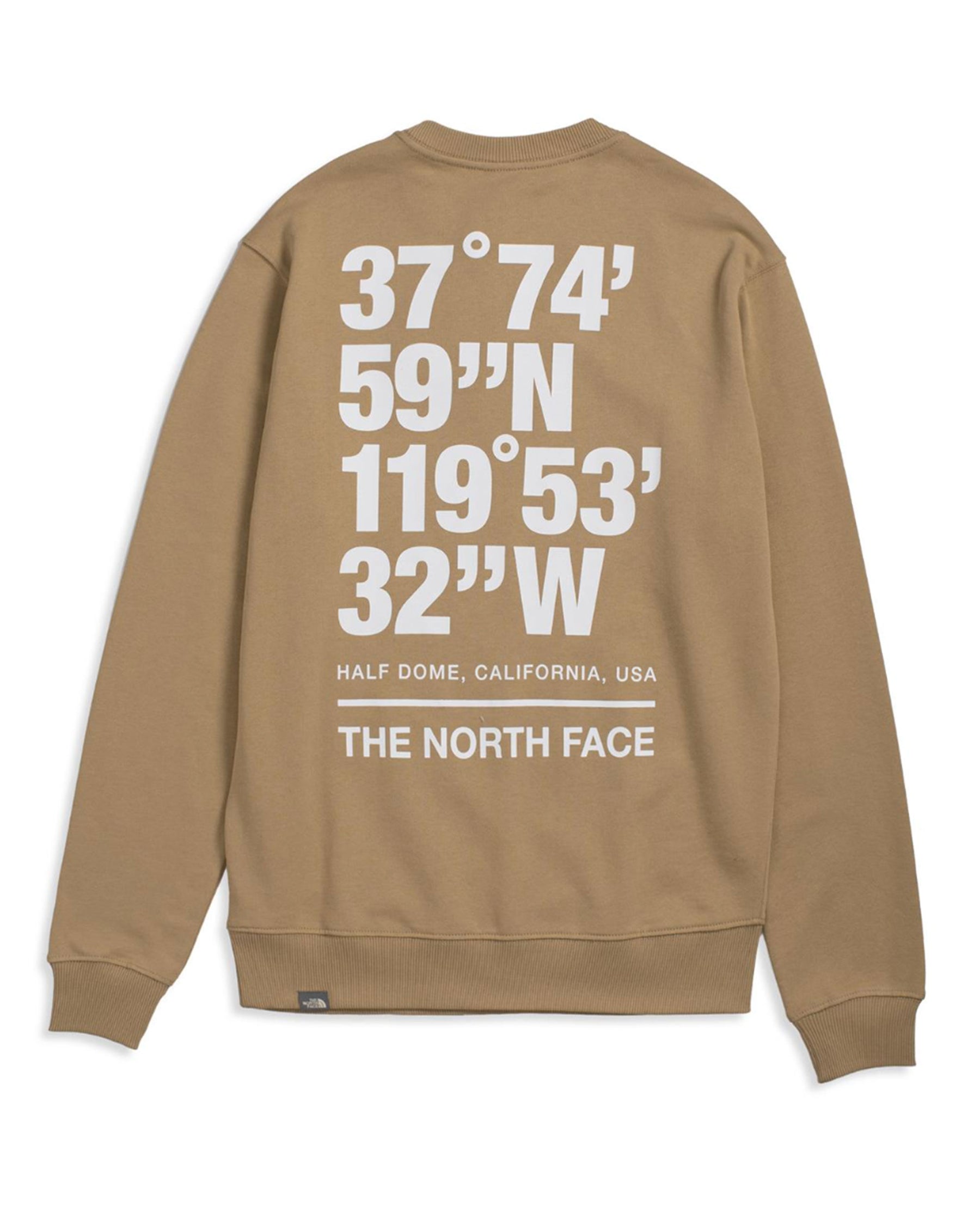 Man Sweatshirts The North Face Coordinates Crew Khaki Stone