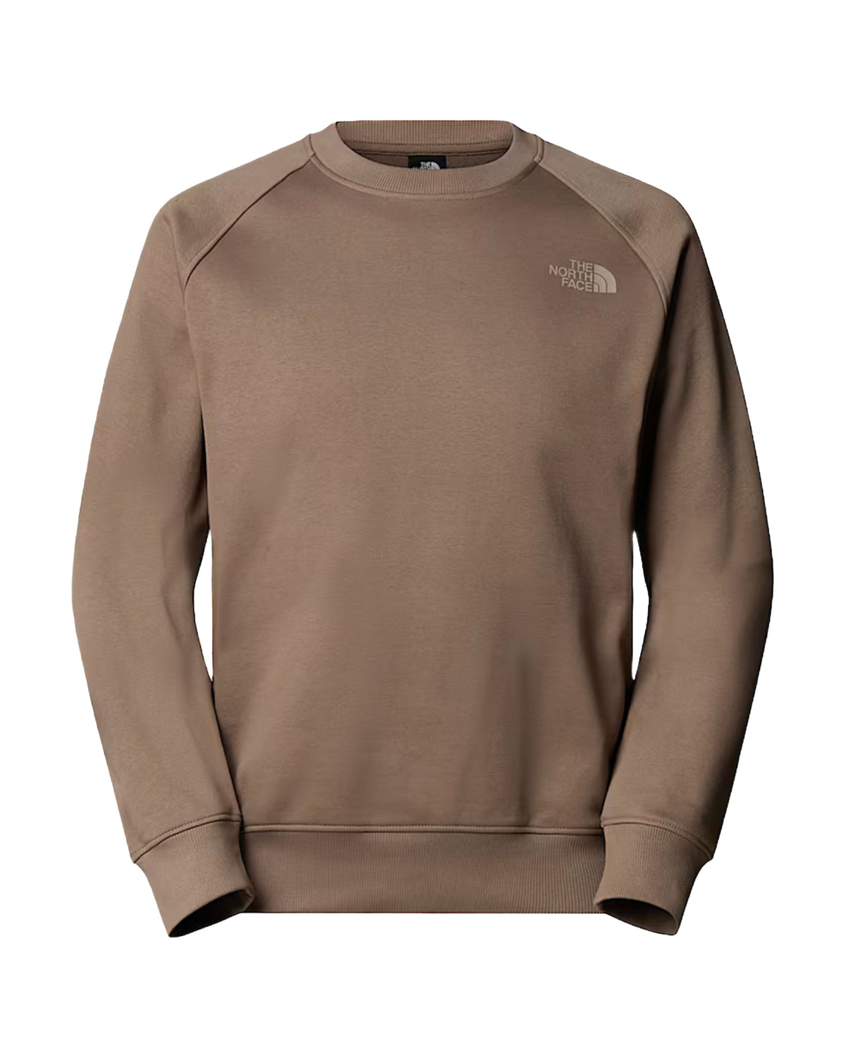 Felpa Uomo The North Face Raglan Box Nse Crew Mocha Brown