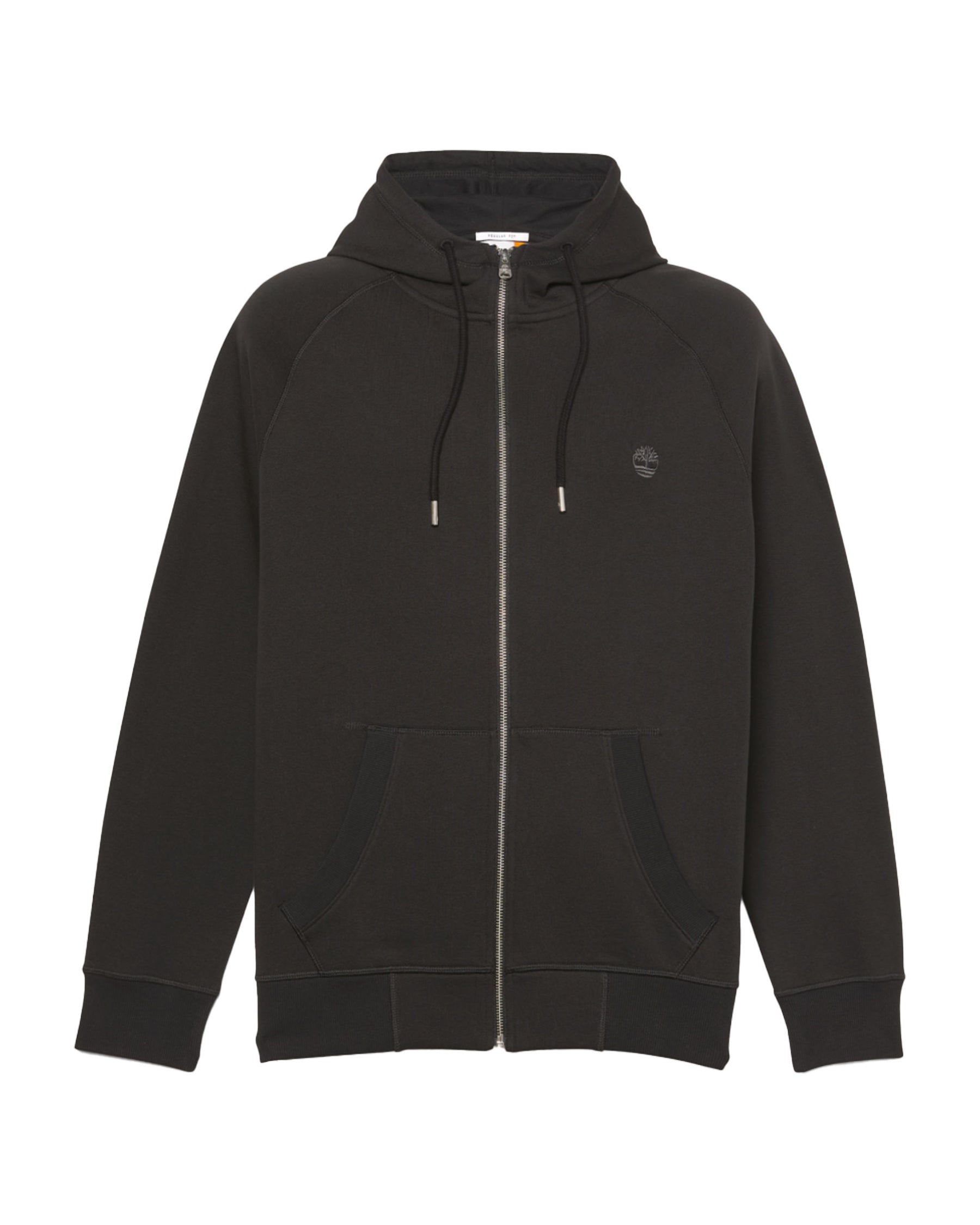 Felpa Uomo Timberland Exeter River Brushed Back Full Zip Hoodie Black