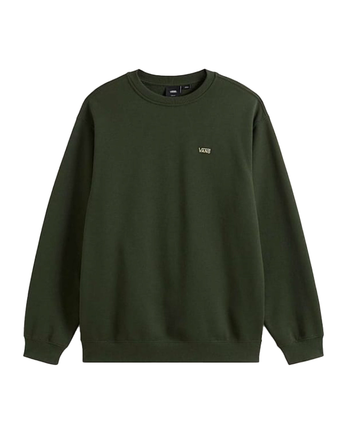 Felpa Uomo Vans Left Chest II Loose Crew Dried Kelp