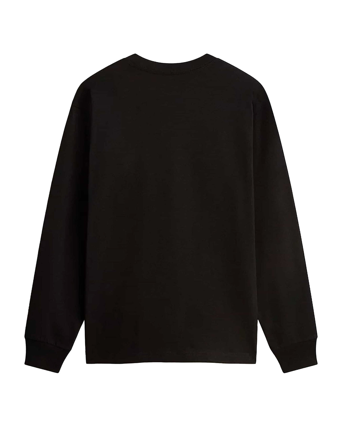 T-Shirt Uomo Vans Left Chest II Loose Ls Black