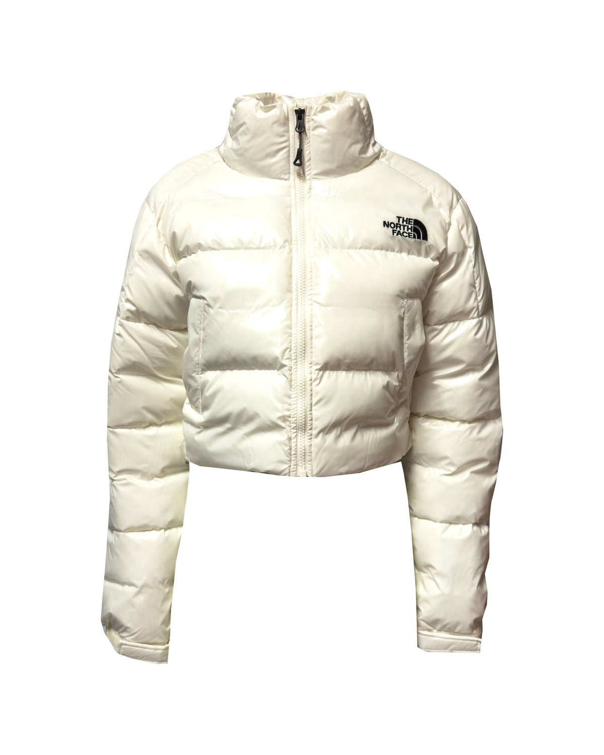Woman Crop Jacket The Noth Face Rusta 2.0 Synth Ins puffer White Dune