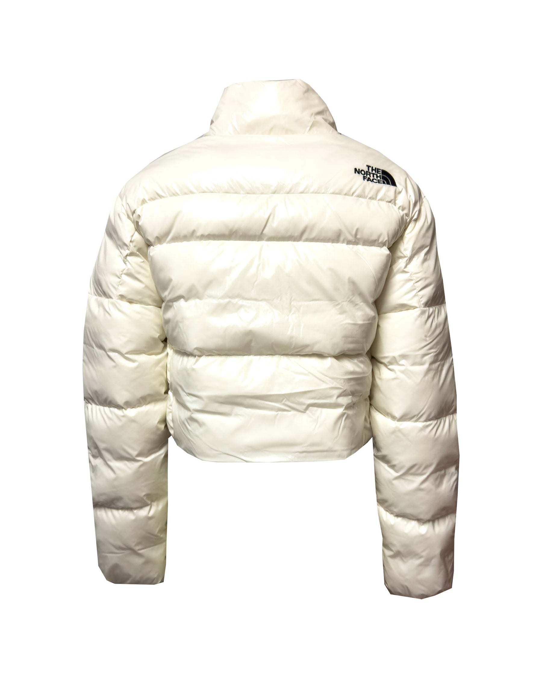 Woman Crop Jacket The Noth Face Rusta 2.0 Synth Ins puffer White Dune