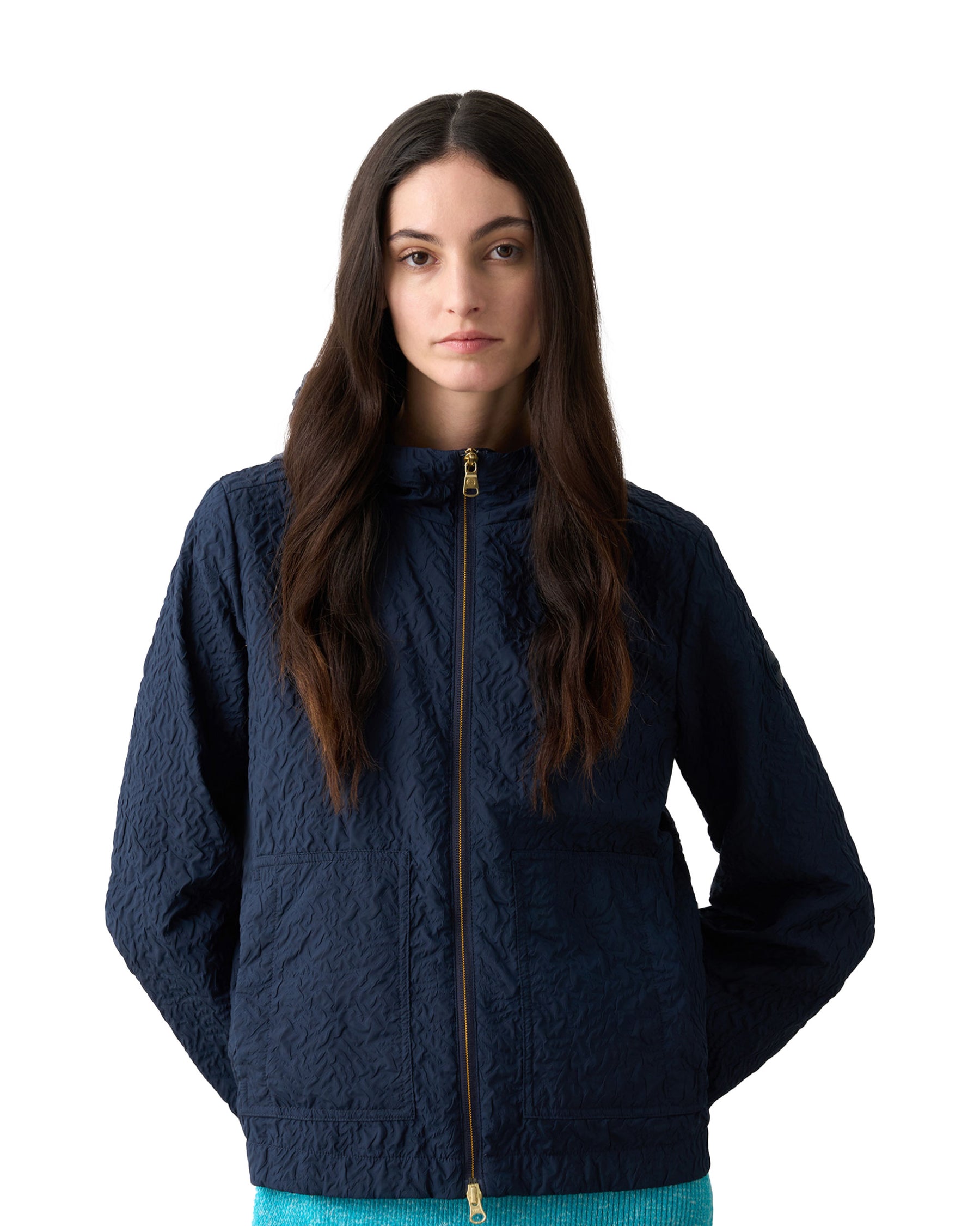 Giacca Donna Goffrata Colmar Originals Blu