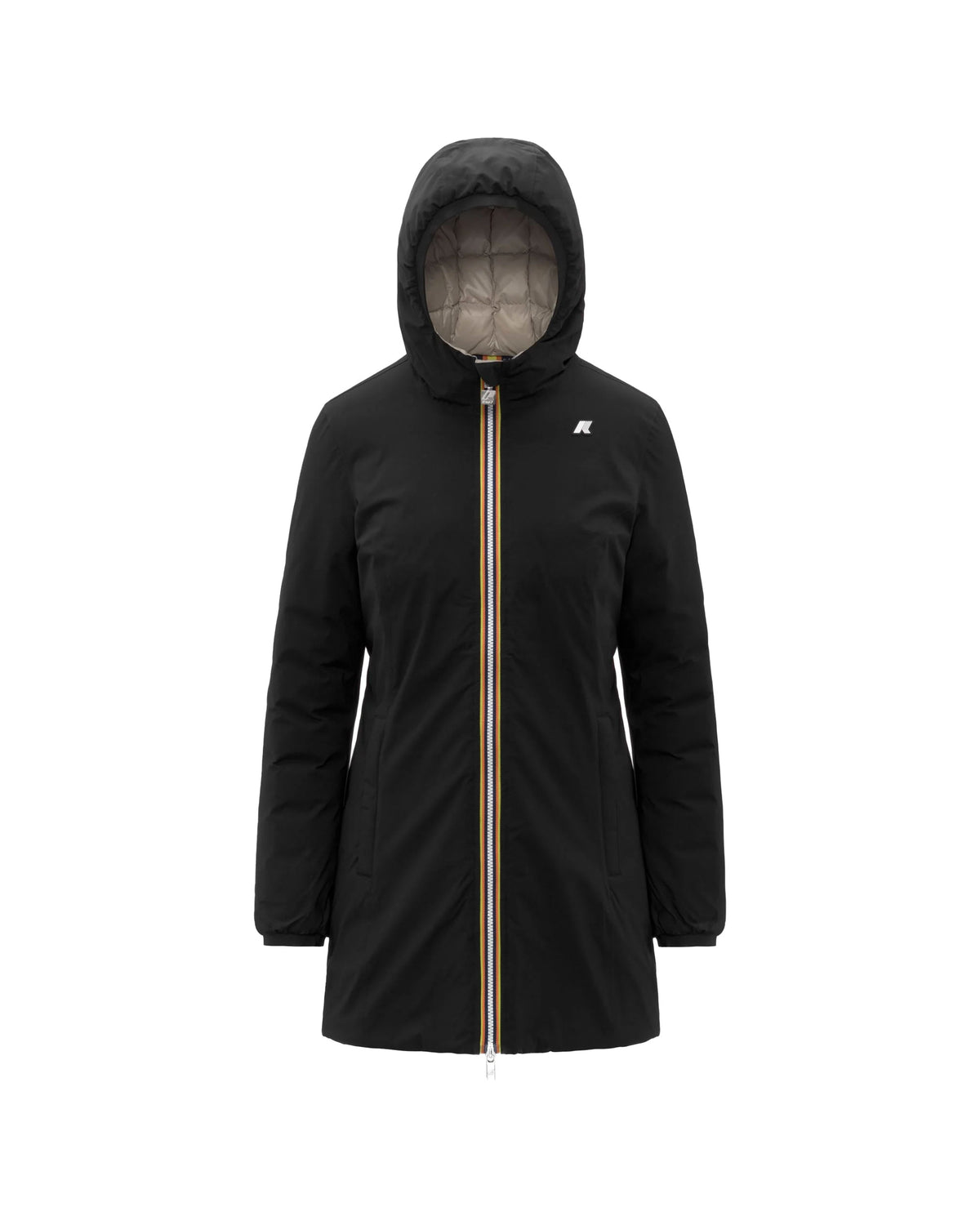 Giacca Donna K-Way Denise ST Thermo Double Nero Beige