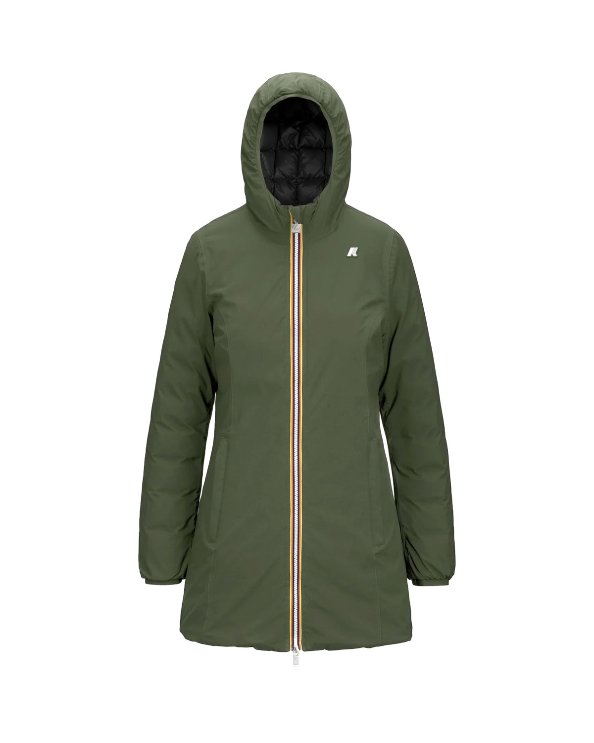 Giacca Donna K-Way Denise St Thermo Double Verde Nero