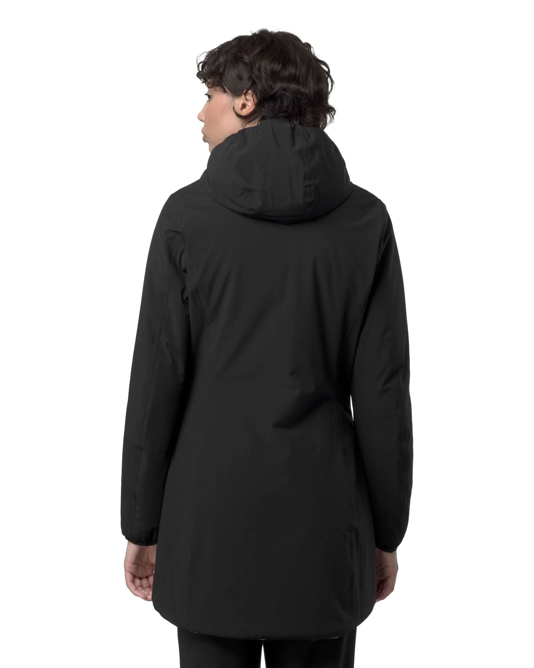 Giacca Donna K-Way Denise St Warm Double Nero-Beige
