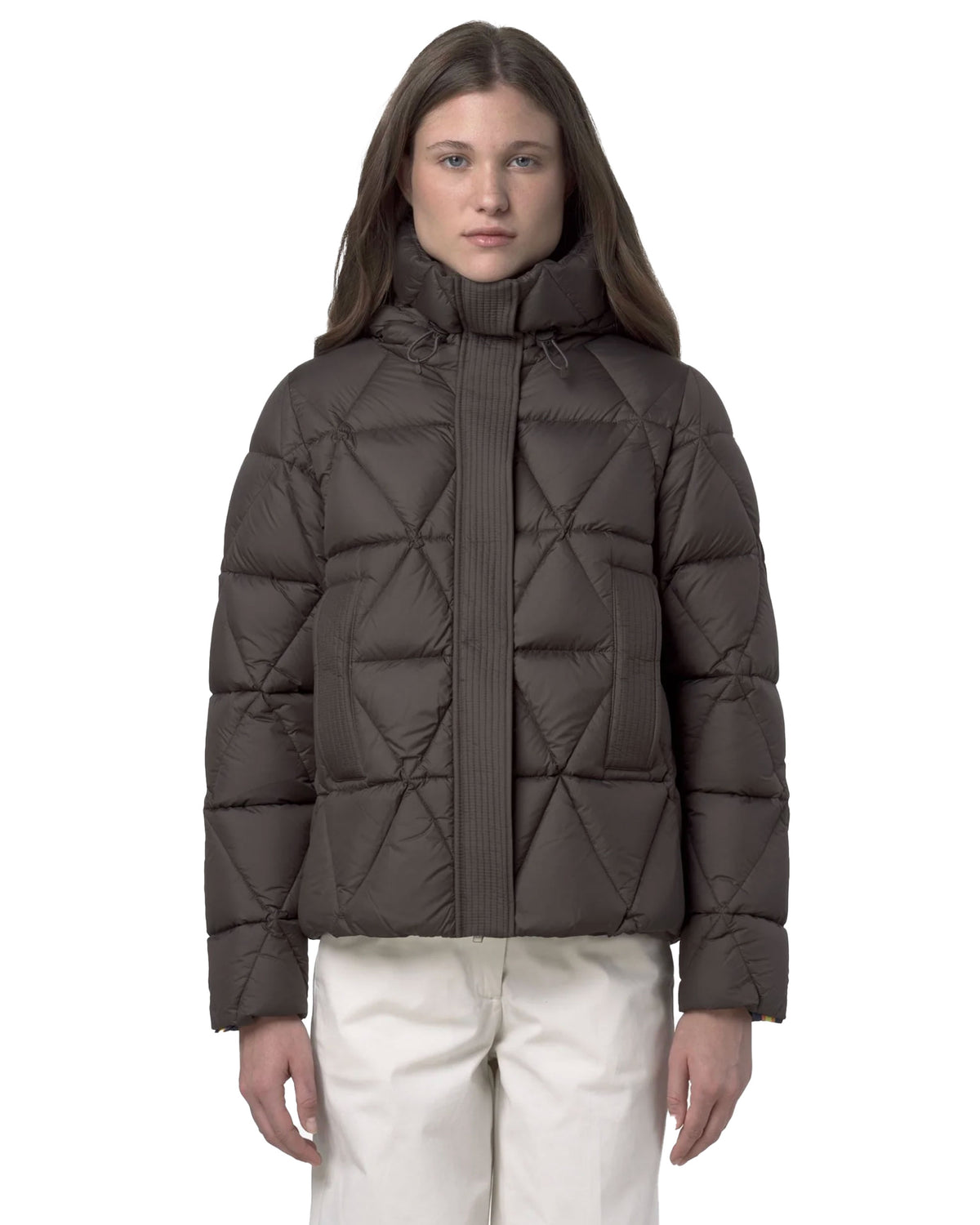 Giacca Donna K-Way Lethille Thermo Microfiber Verde Oliva