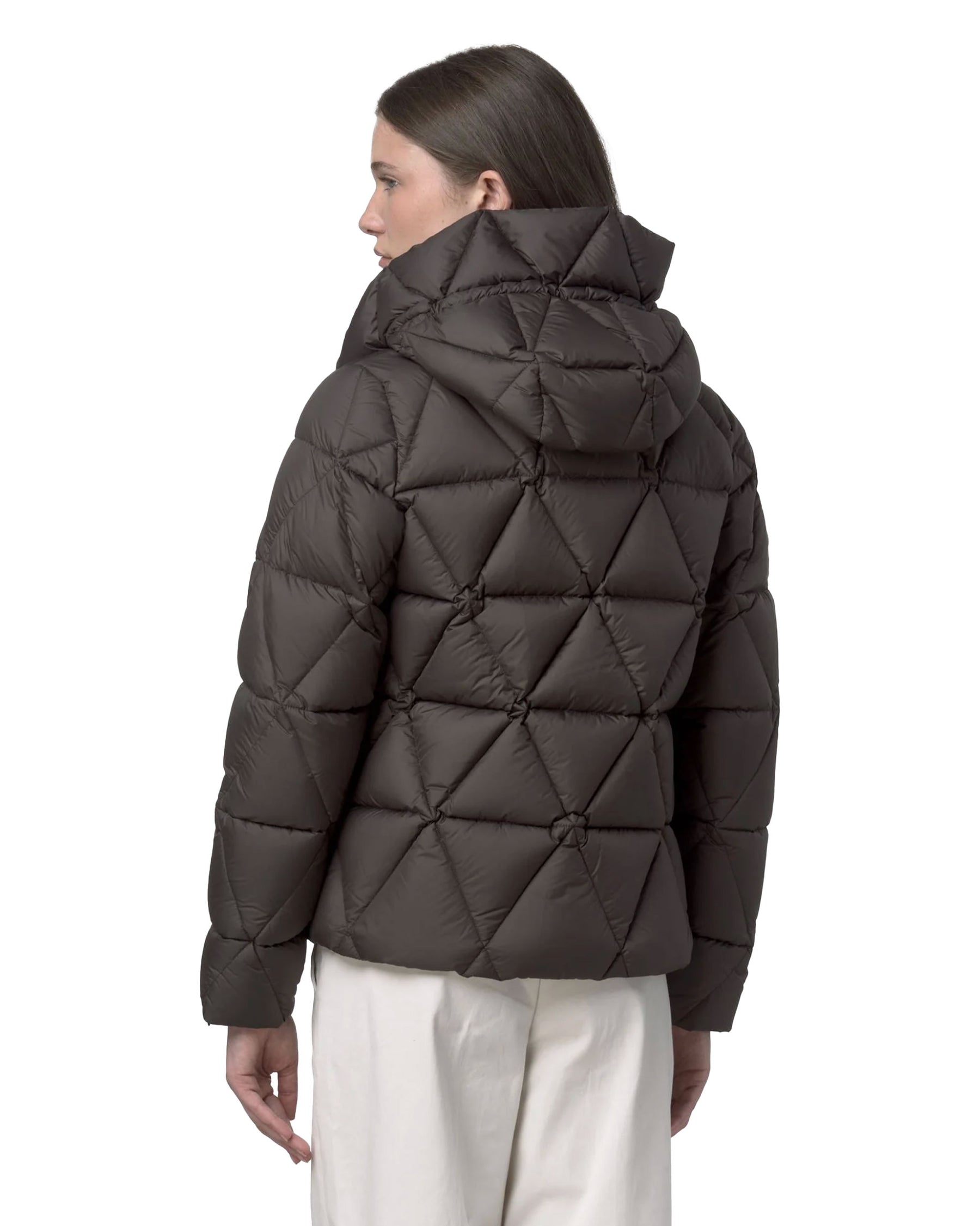 Giacca Donna K-Way Lethille Thermo Microfiber Verde Oliva