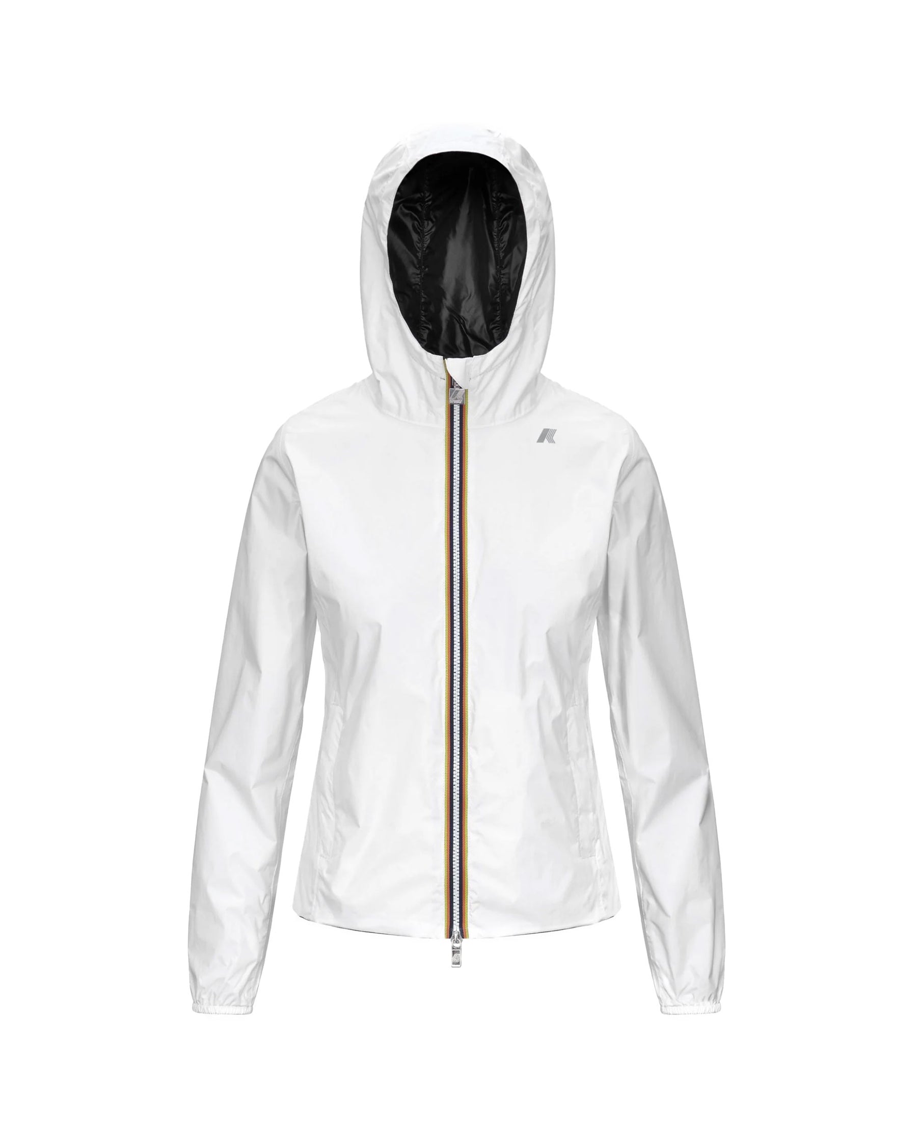 Giacca Donna K-Way Lily Plus .2 Double Bianco Nero