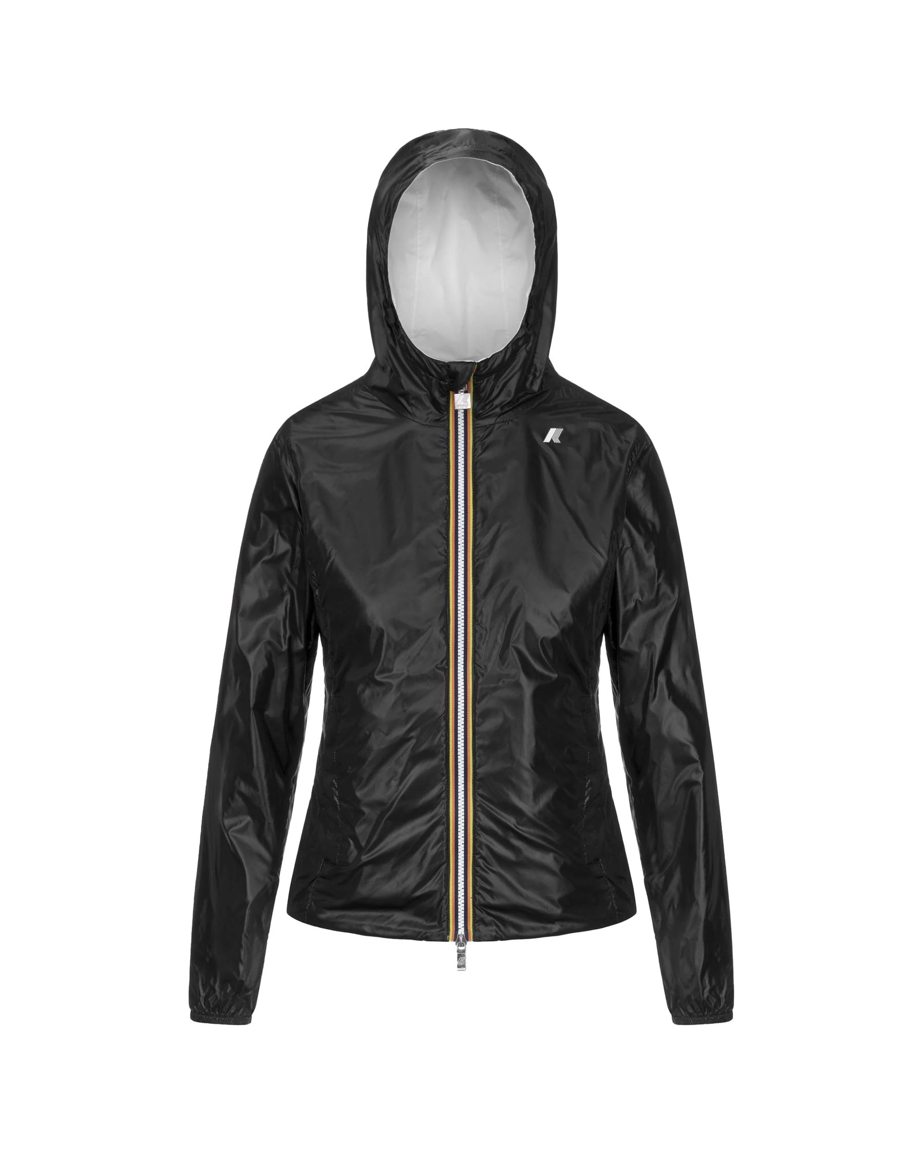 Giacca Donna K-Way Lily Plus .2 Double Bianco Nero
