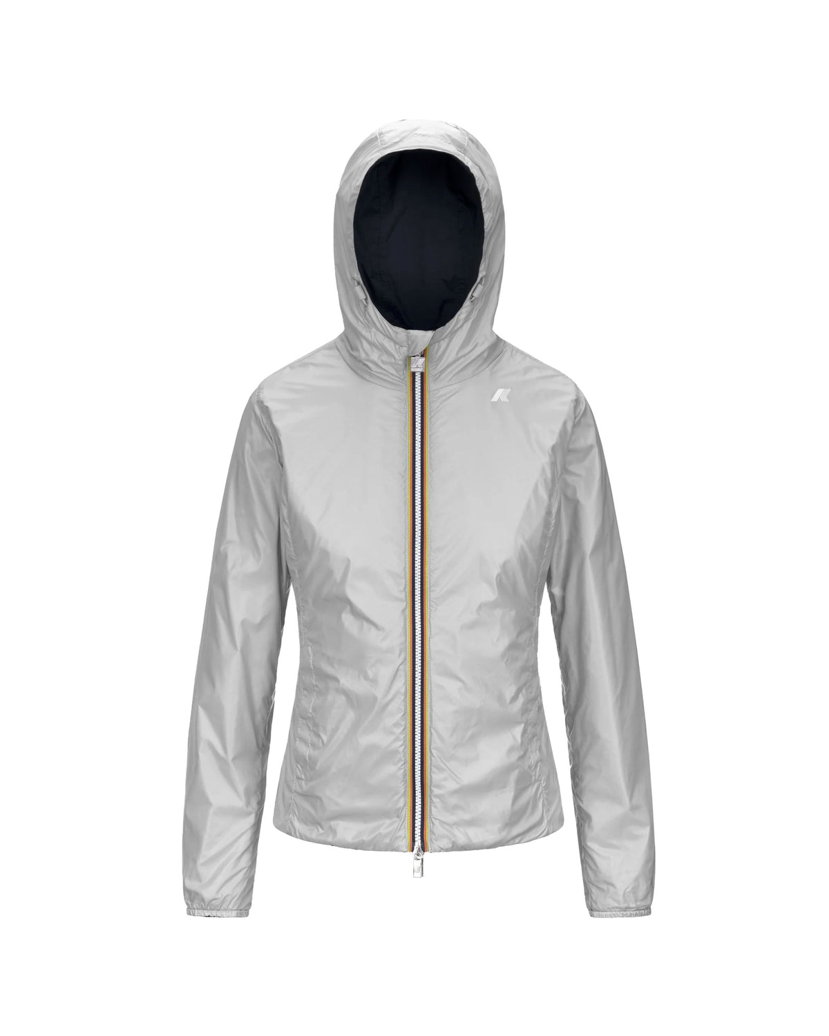 Giacca Donna K-Way Lily Plus .2 Double Blu Grigio